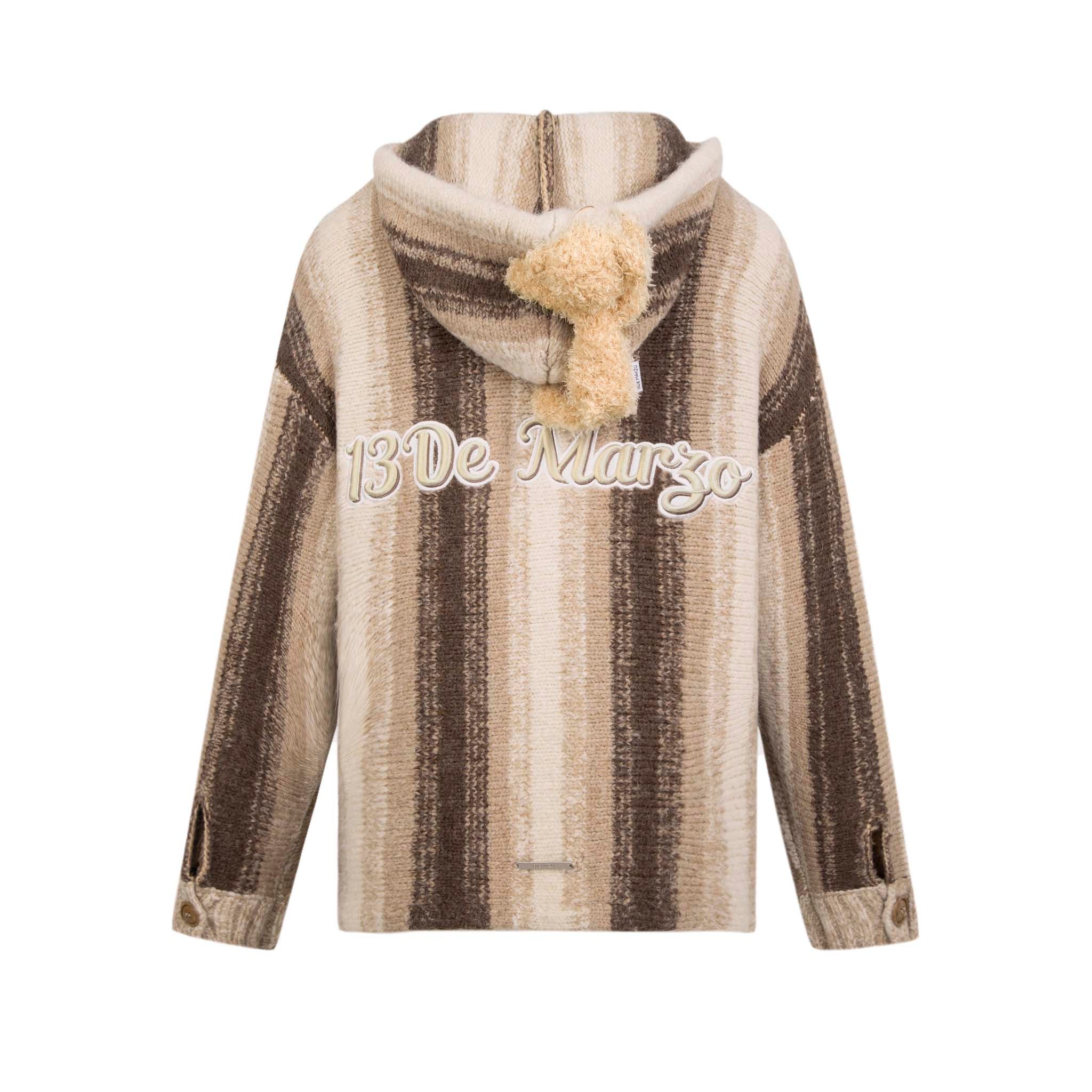 Bear Stripe Shades Sweater Chipmunk