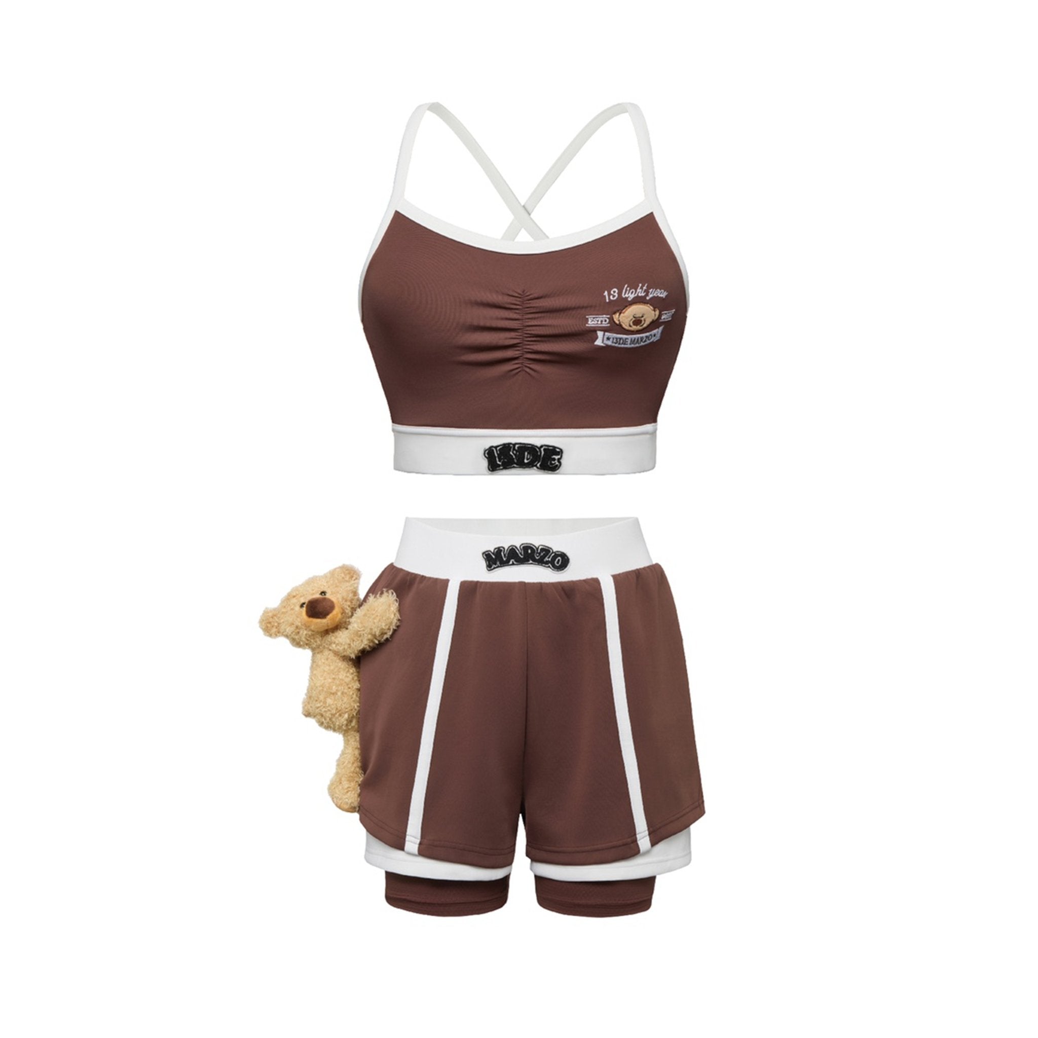 Bear Vintage Sports Set Brunette