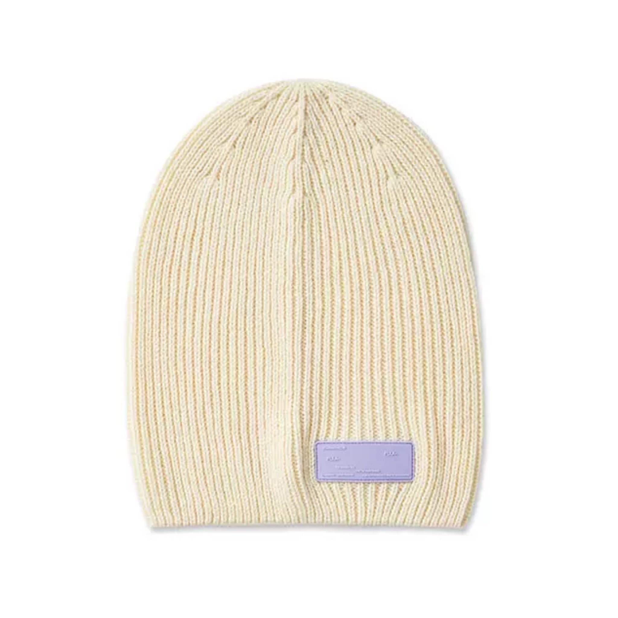 Beige Fula Knitted Beanie