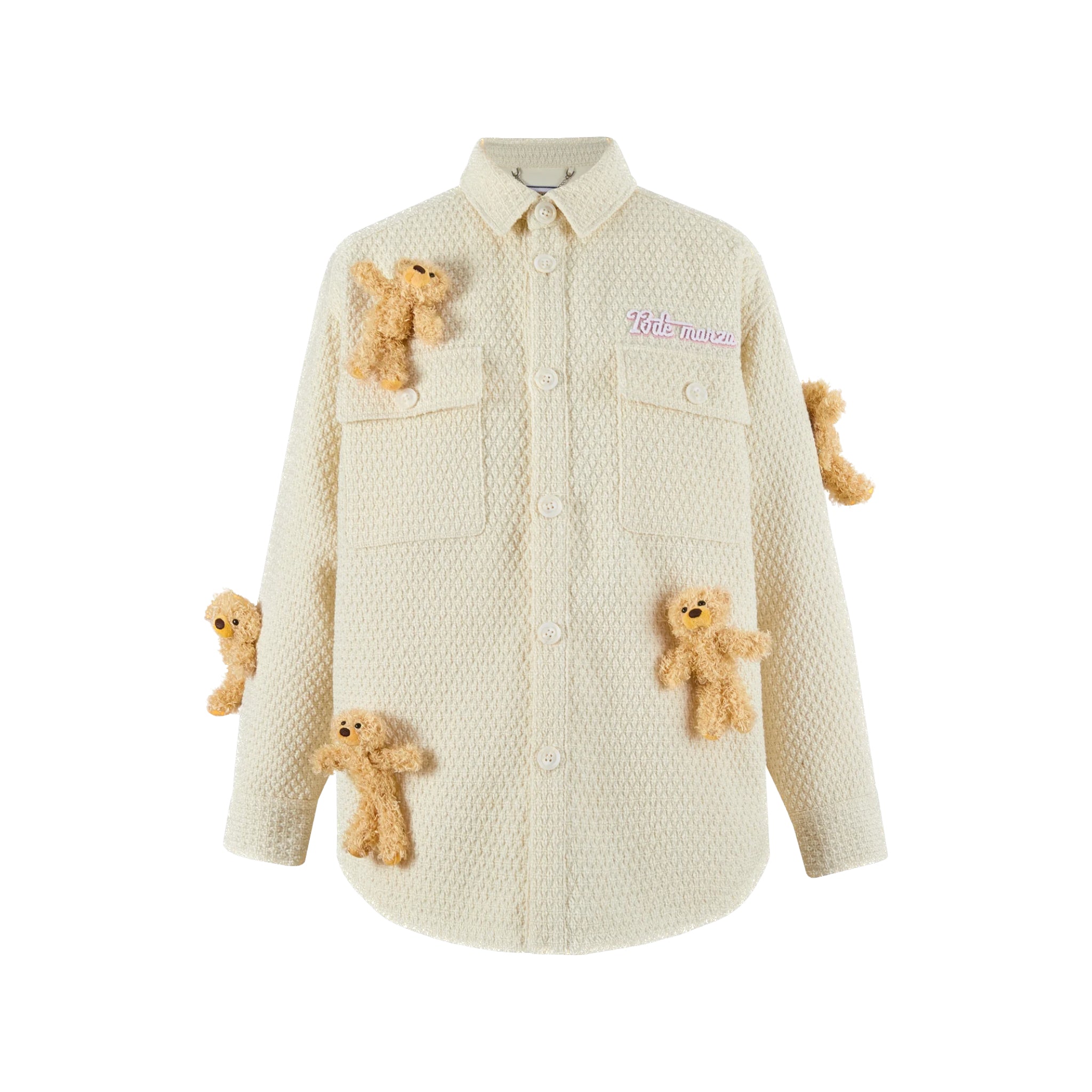 Beige Mini Doozoo Shirt Jacket