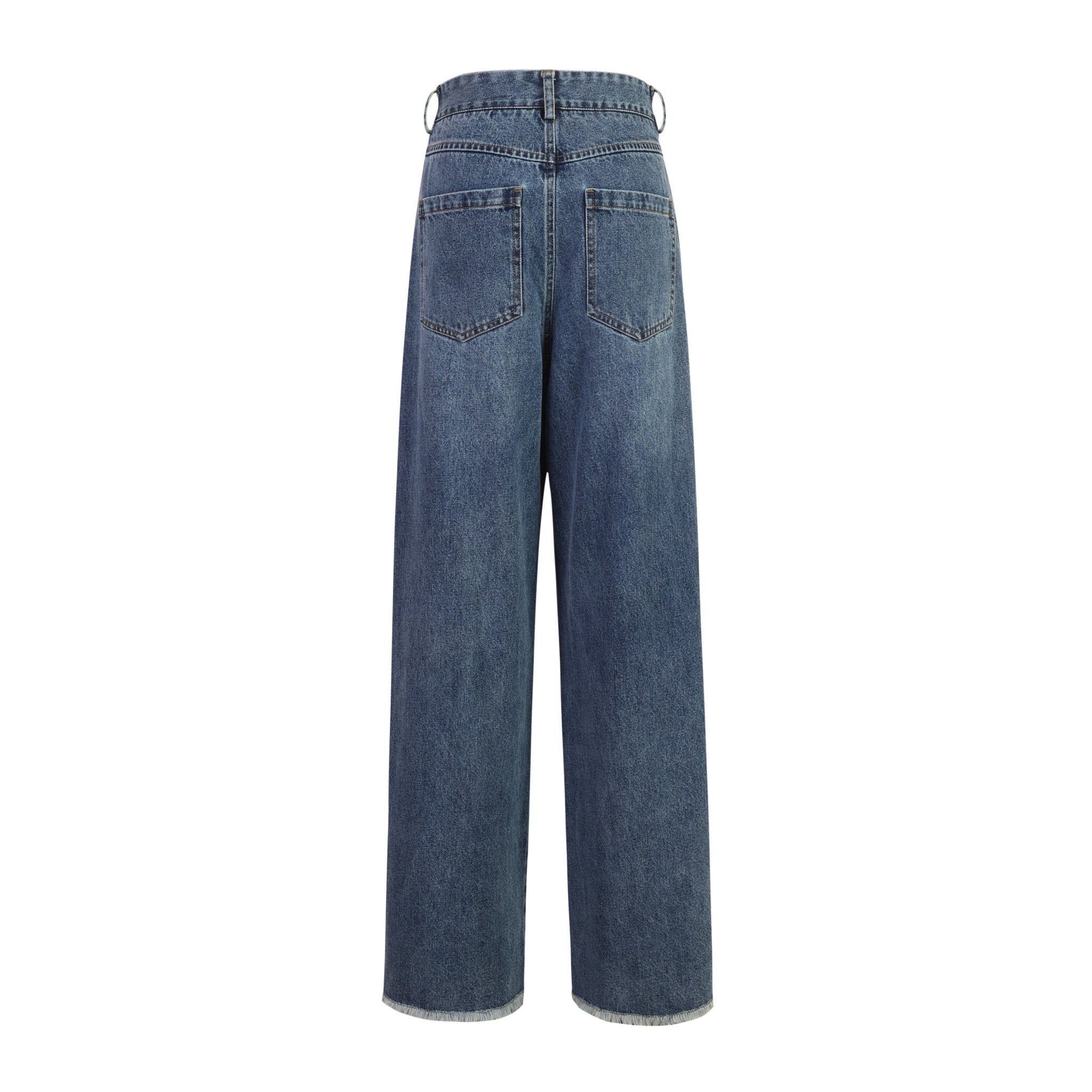 Big Pocket Blue Jeans Denim