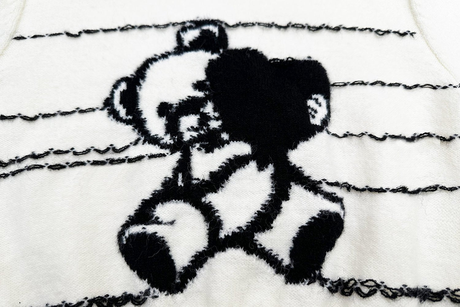 Black And White Bear T-shirt