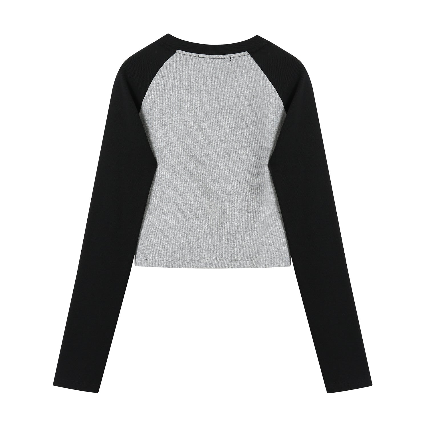 Black And White U-Neck Base Shirt