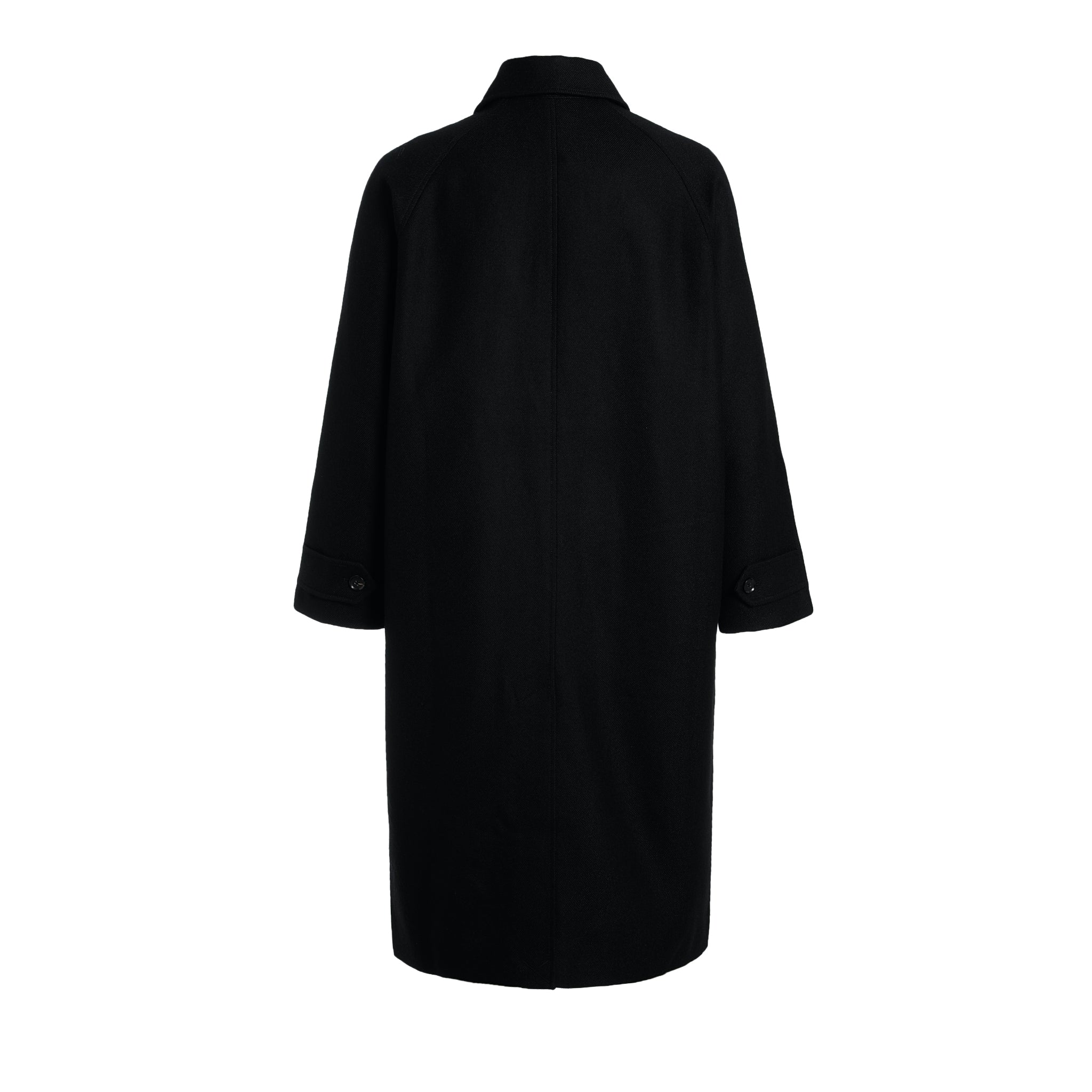 Black Balmacon Coat