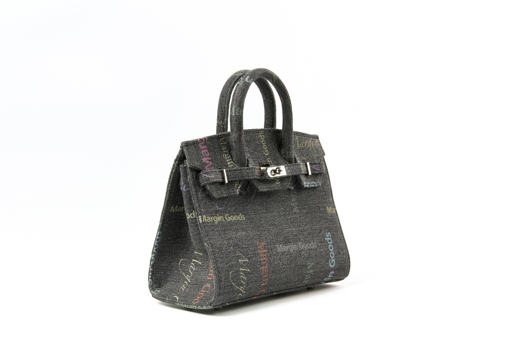 Black Coded Print Lounge Bag Small