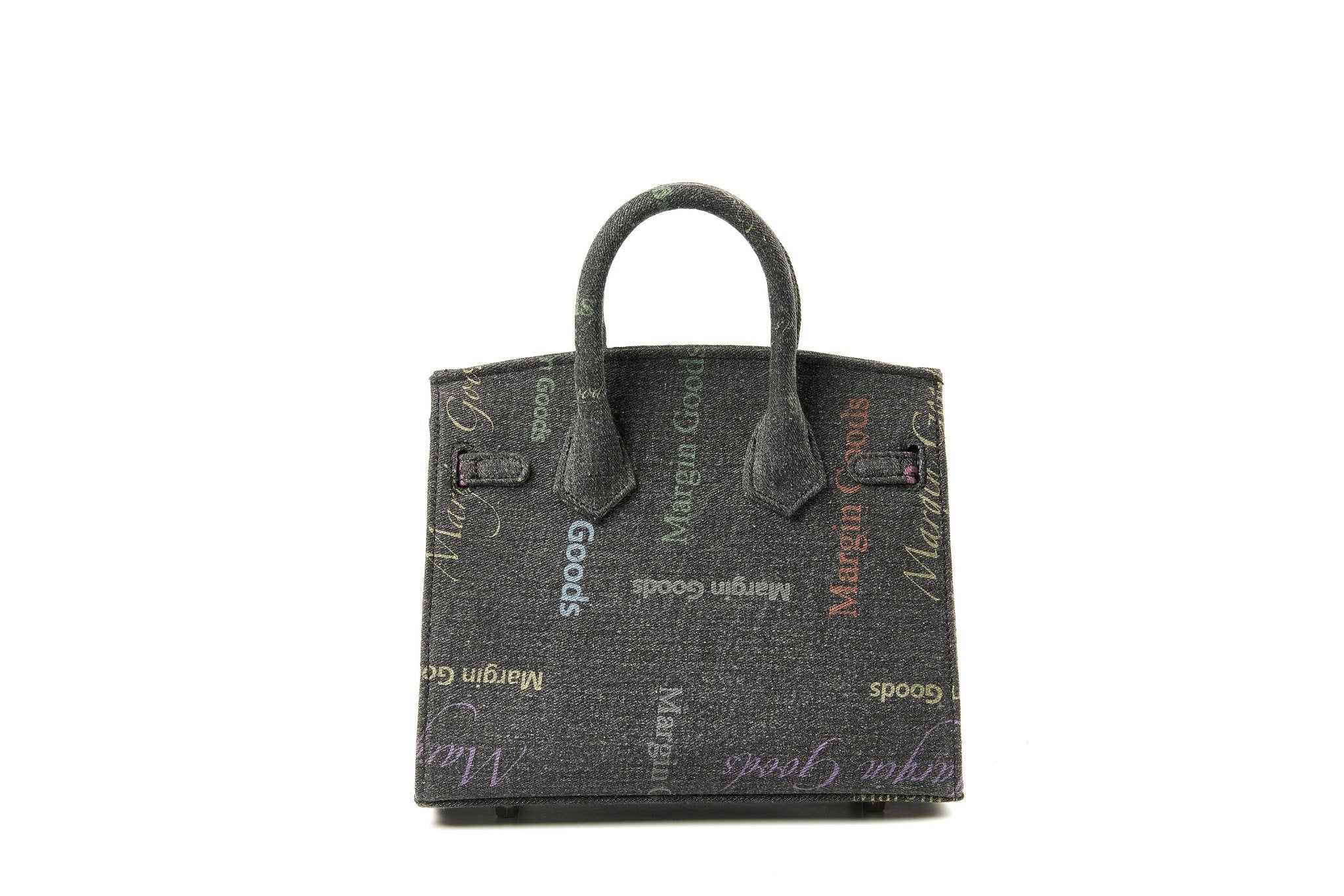 Black Coded Print Lounge Bag Small