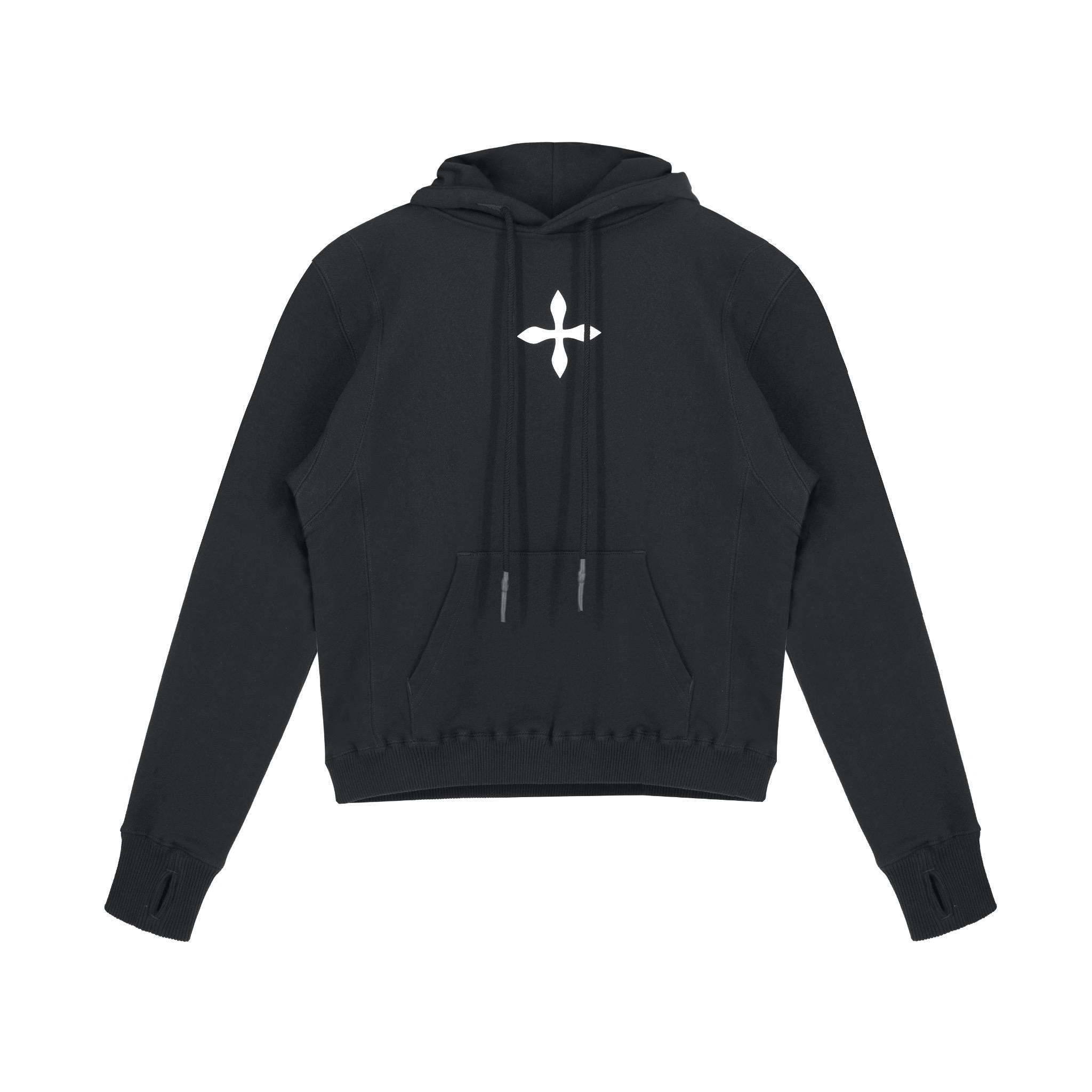 Black Compass Logo Hoodie