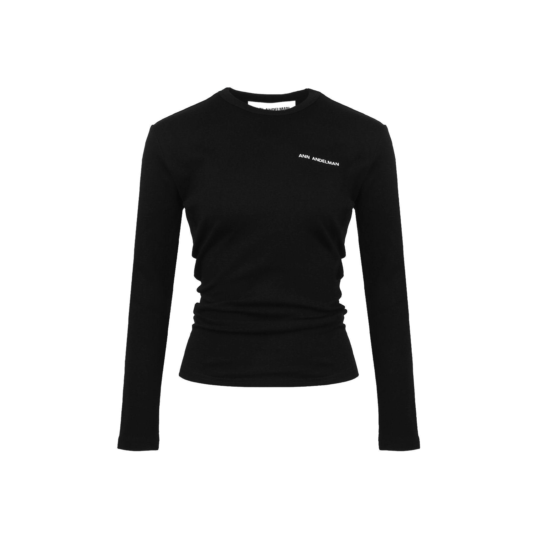 Black Pleated Long Sleeve