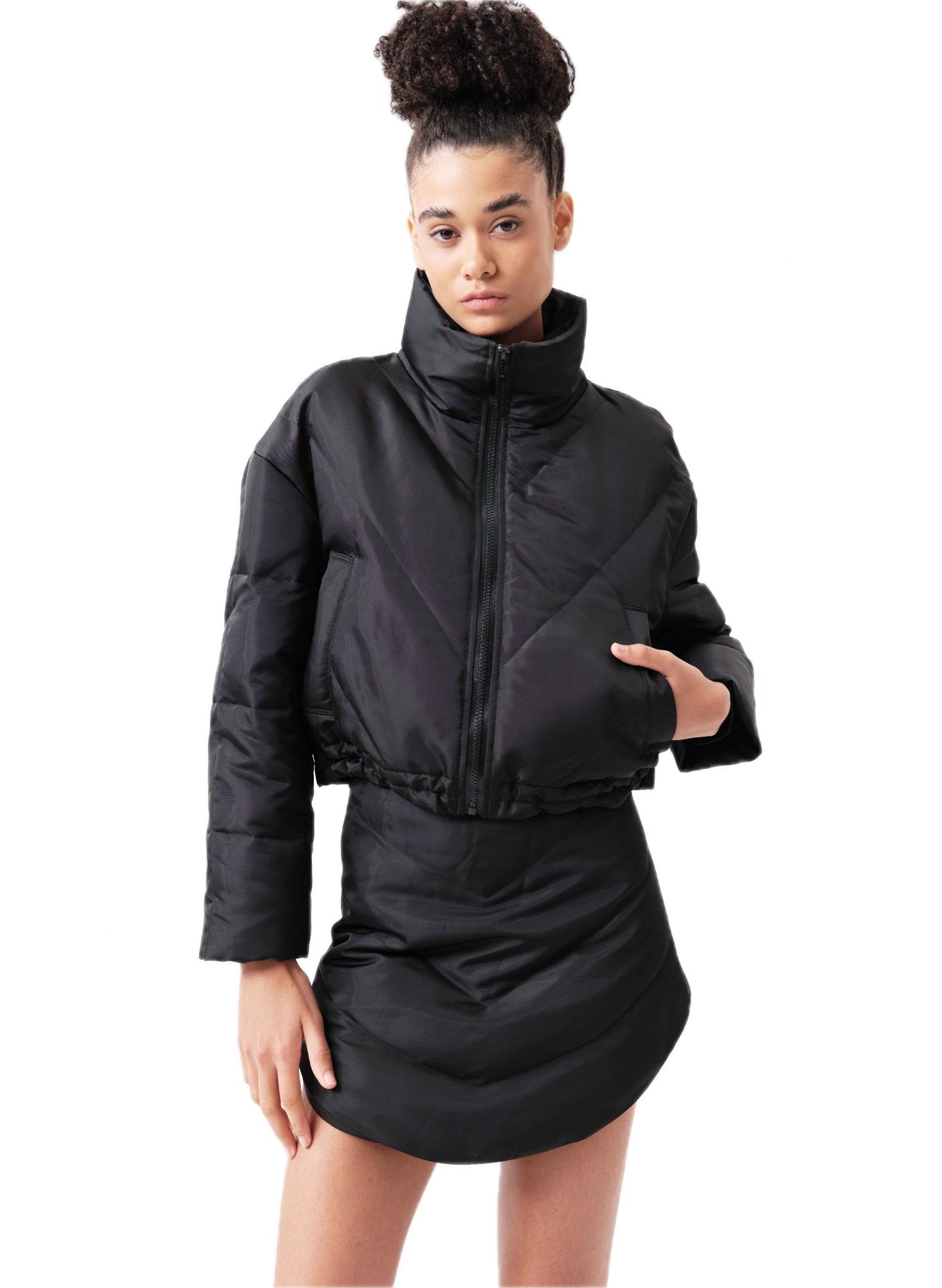 Black Short Down Jacket