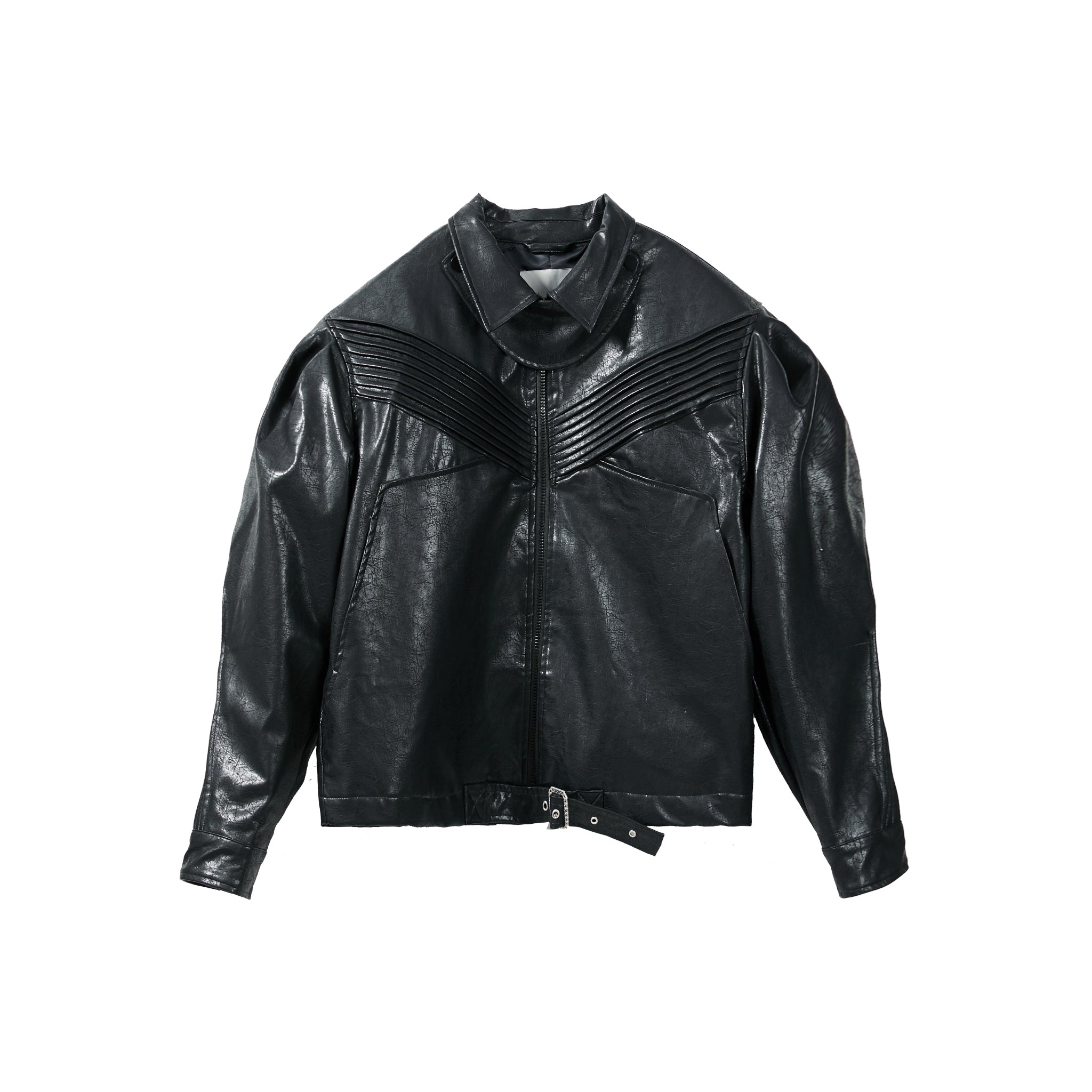 Black Short Leather Jacket