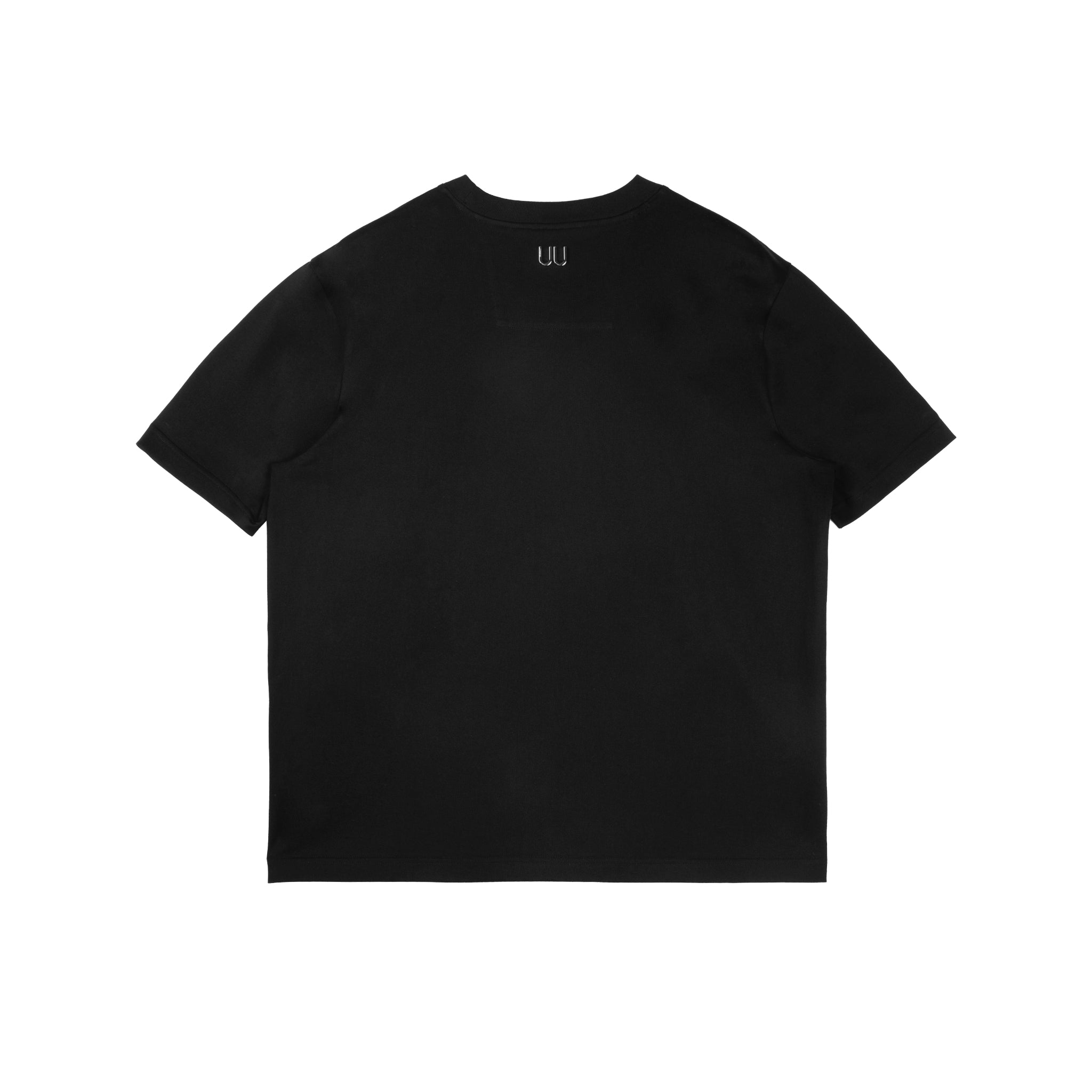 Black Square Diamond Pattern Loose Fit T-shirt