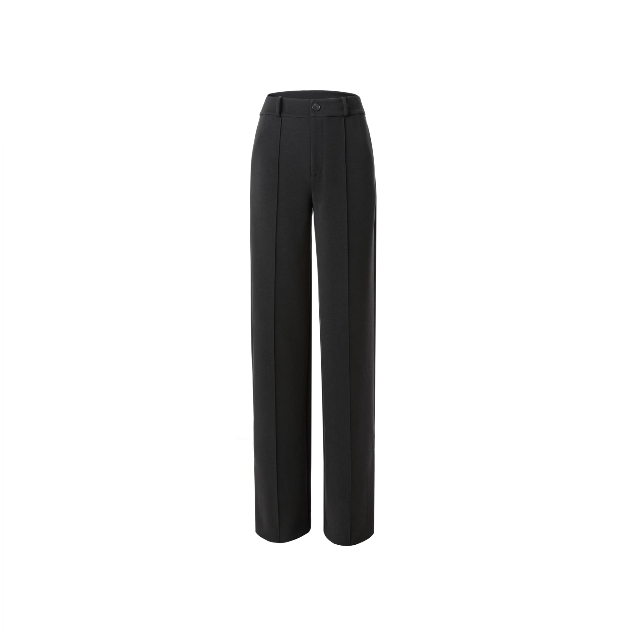 Black Straight-leg Trousers