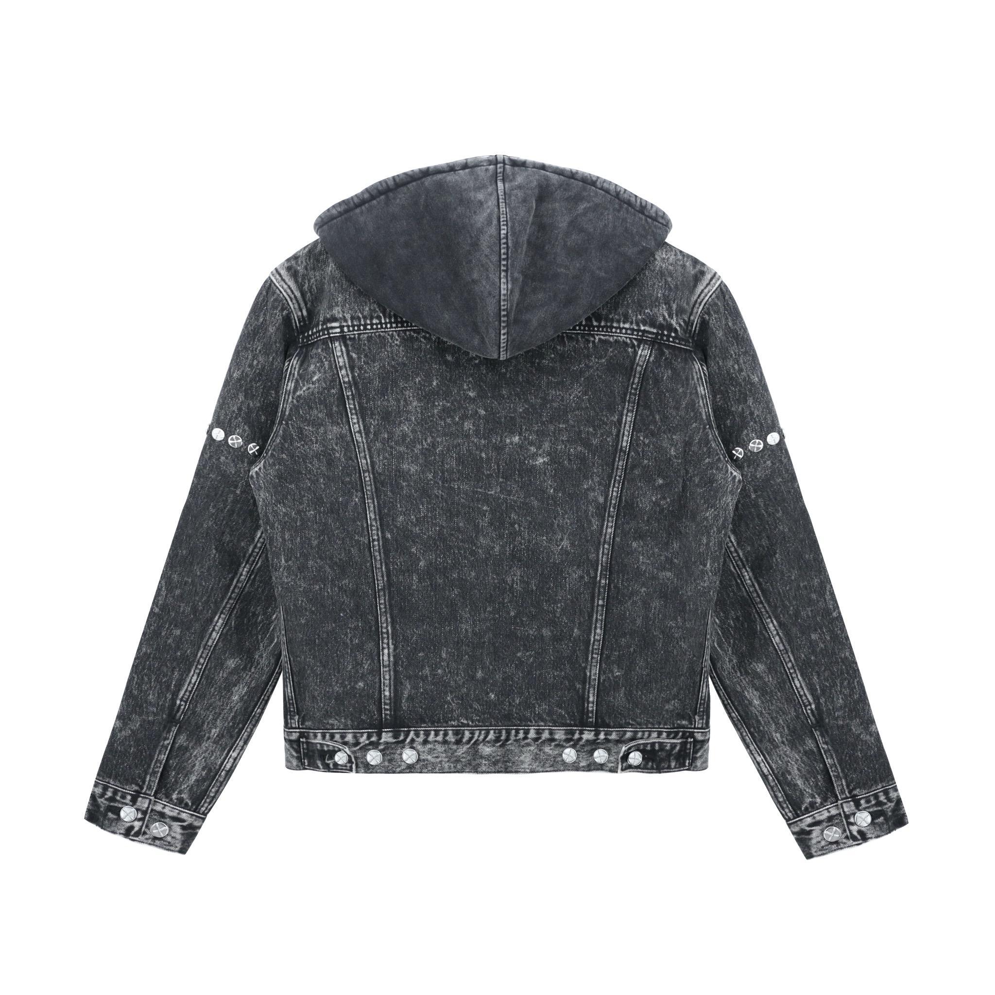 Black Stray Denim Jacket