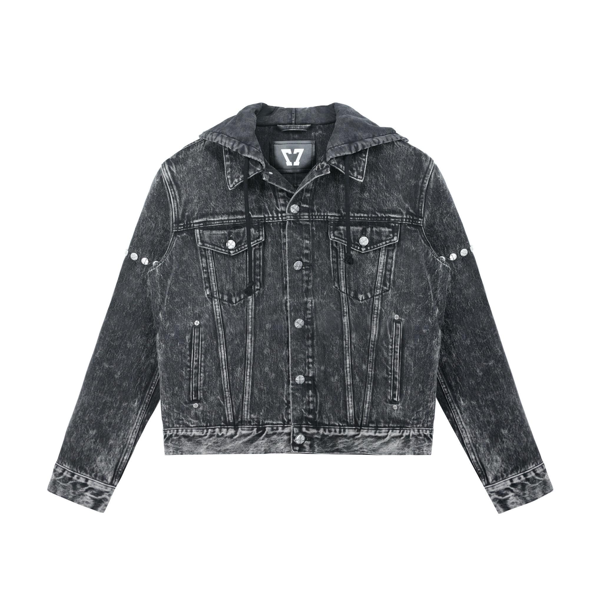 Black Stray Denim Jacket