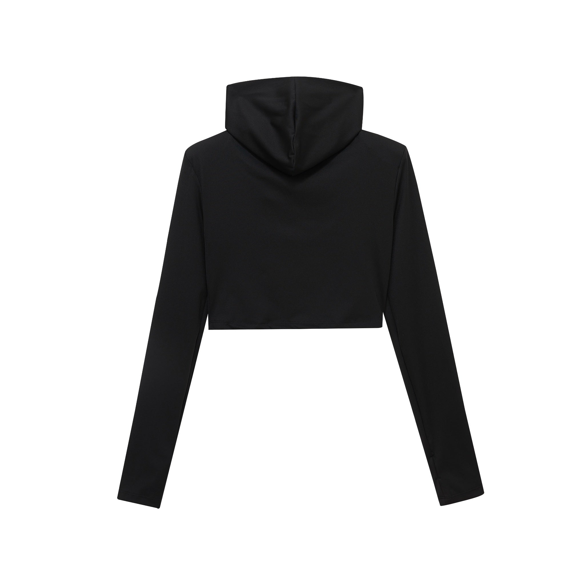 Black Zipped-up Turtleneck Jacket