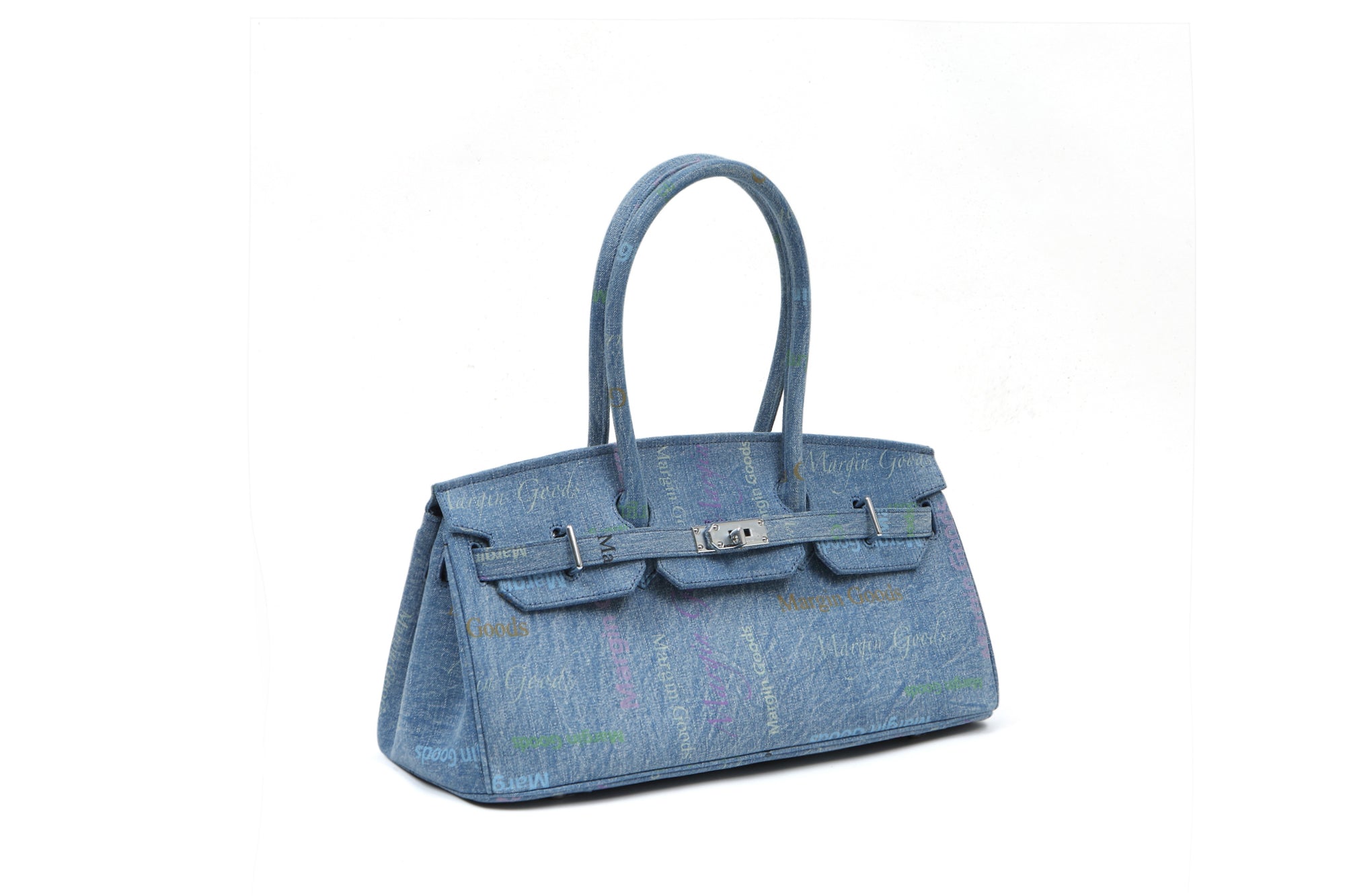 Blue Coded Print Common Bag