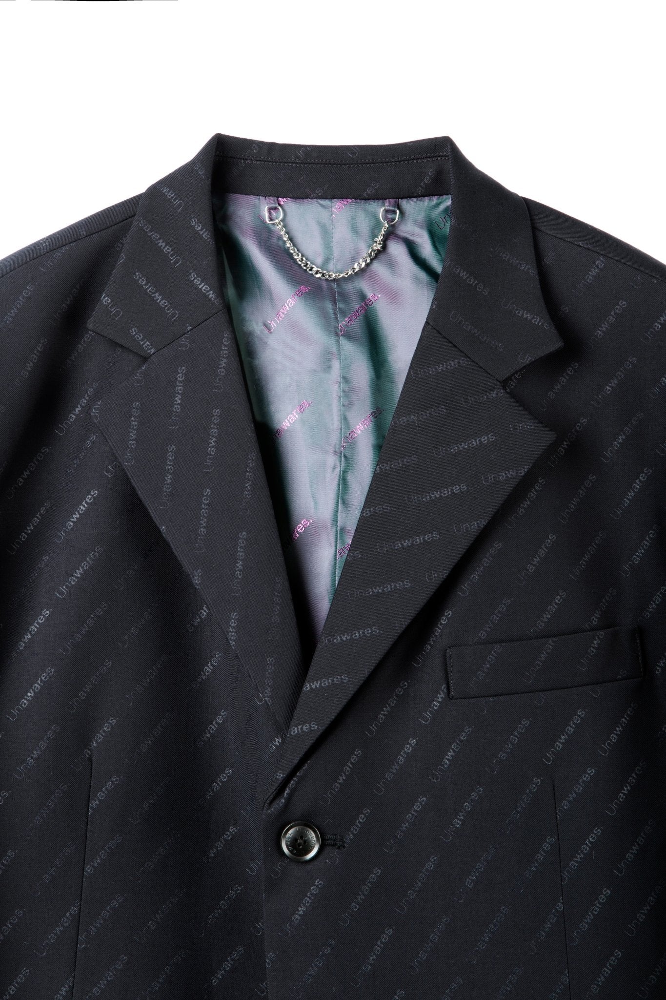 Brand Monogram Single Breasted Suit