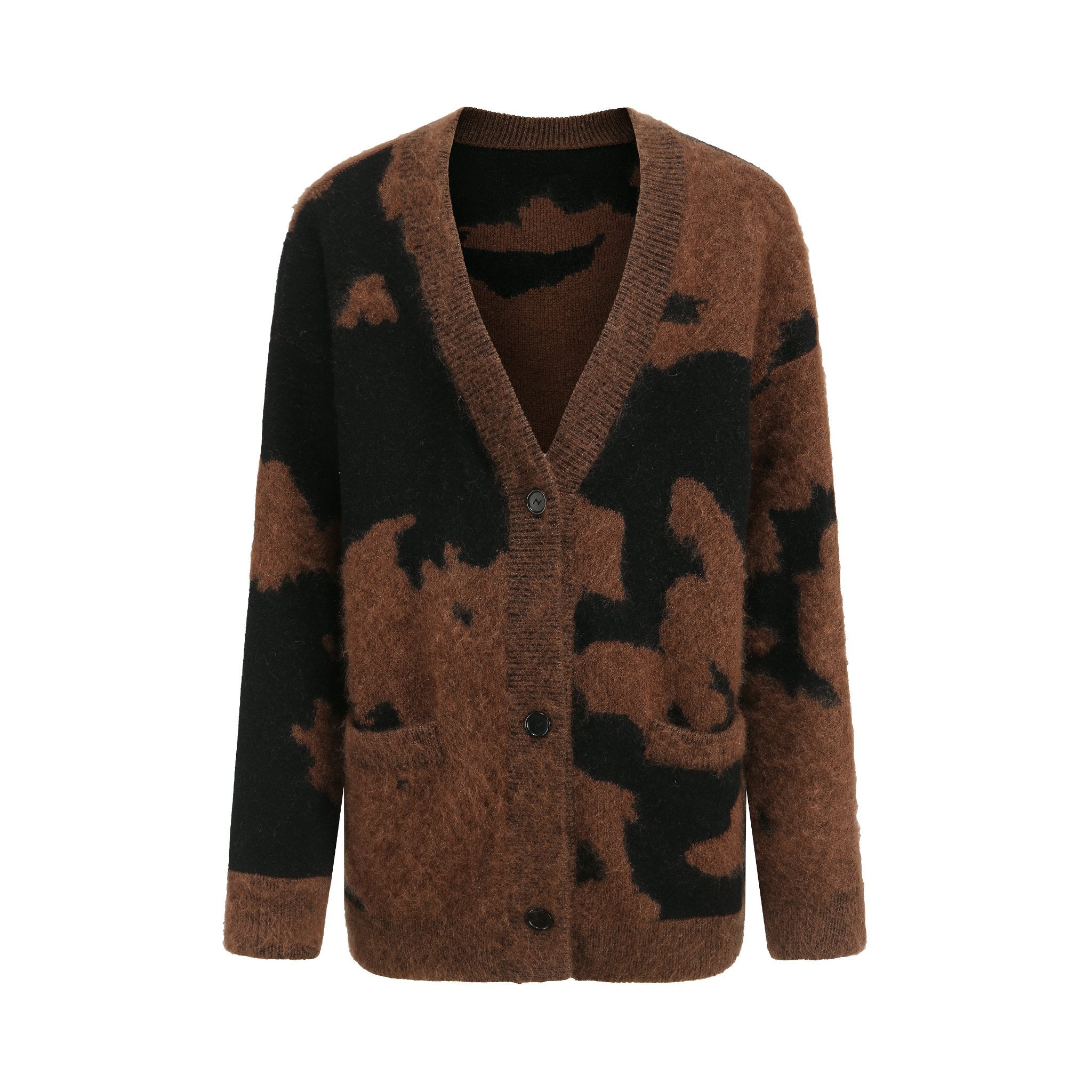 Brown Mohair Cardigan