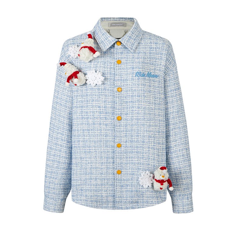 Christmas Snowman Bear Shirt Coat