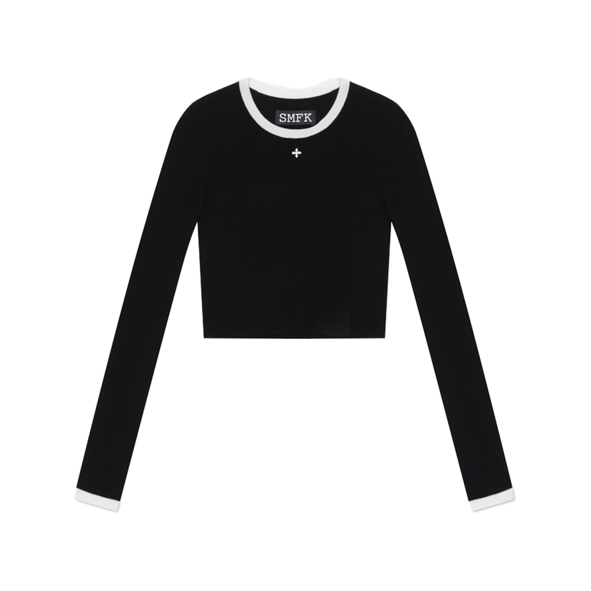 College Classic Woolen Sweater Black