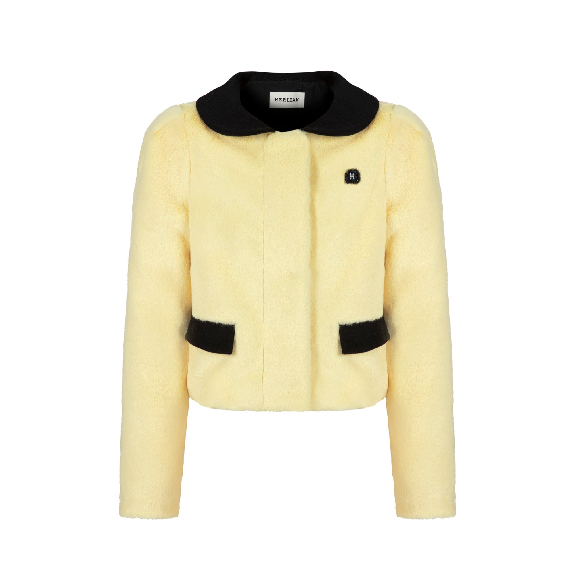 Collision Color Plush Jacket