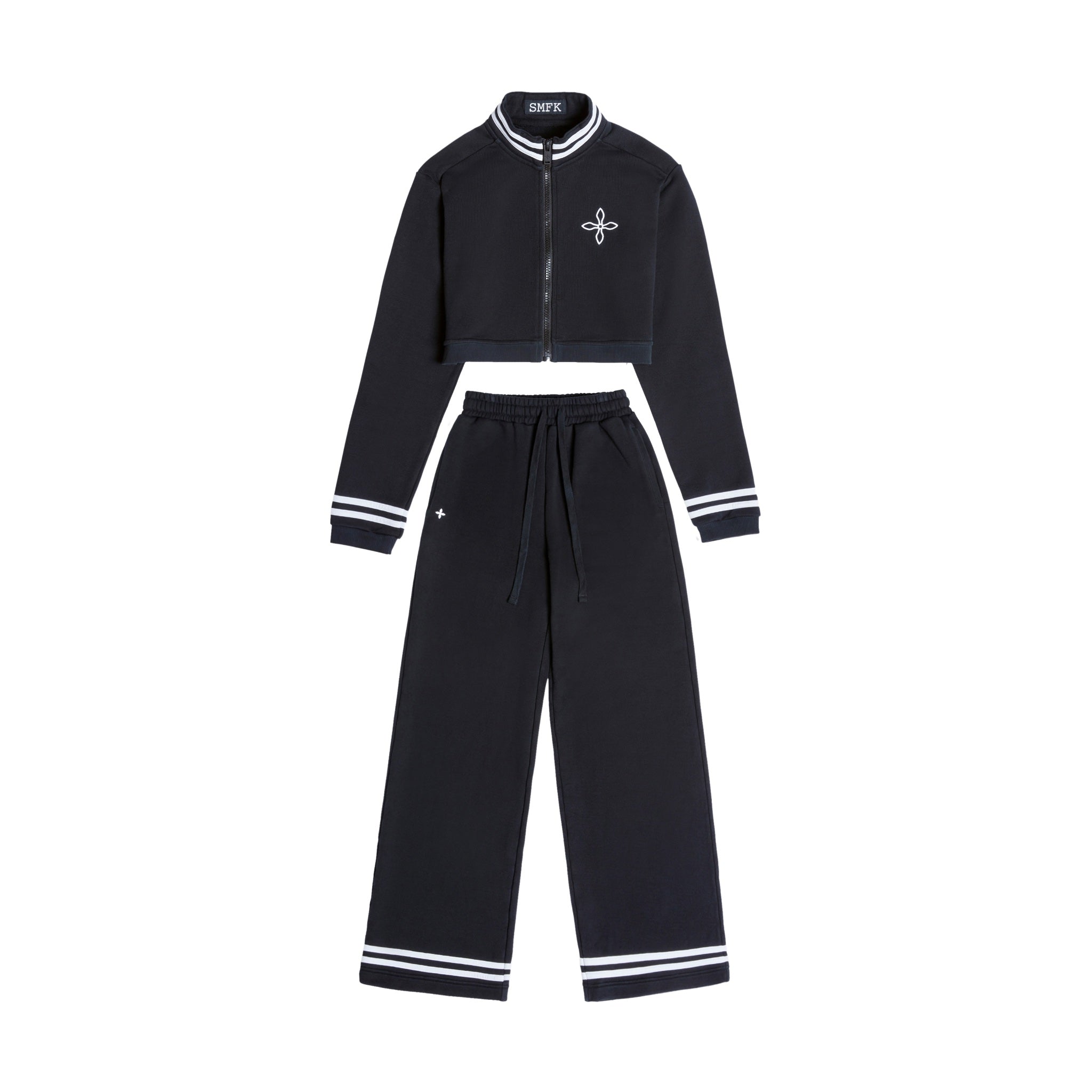 Compass Black Night Flower Retro Campus Set Midnight Black