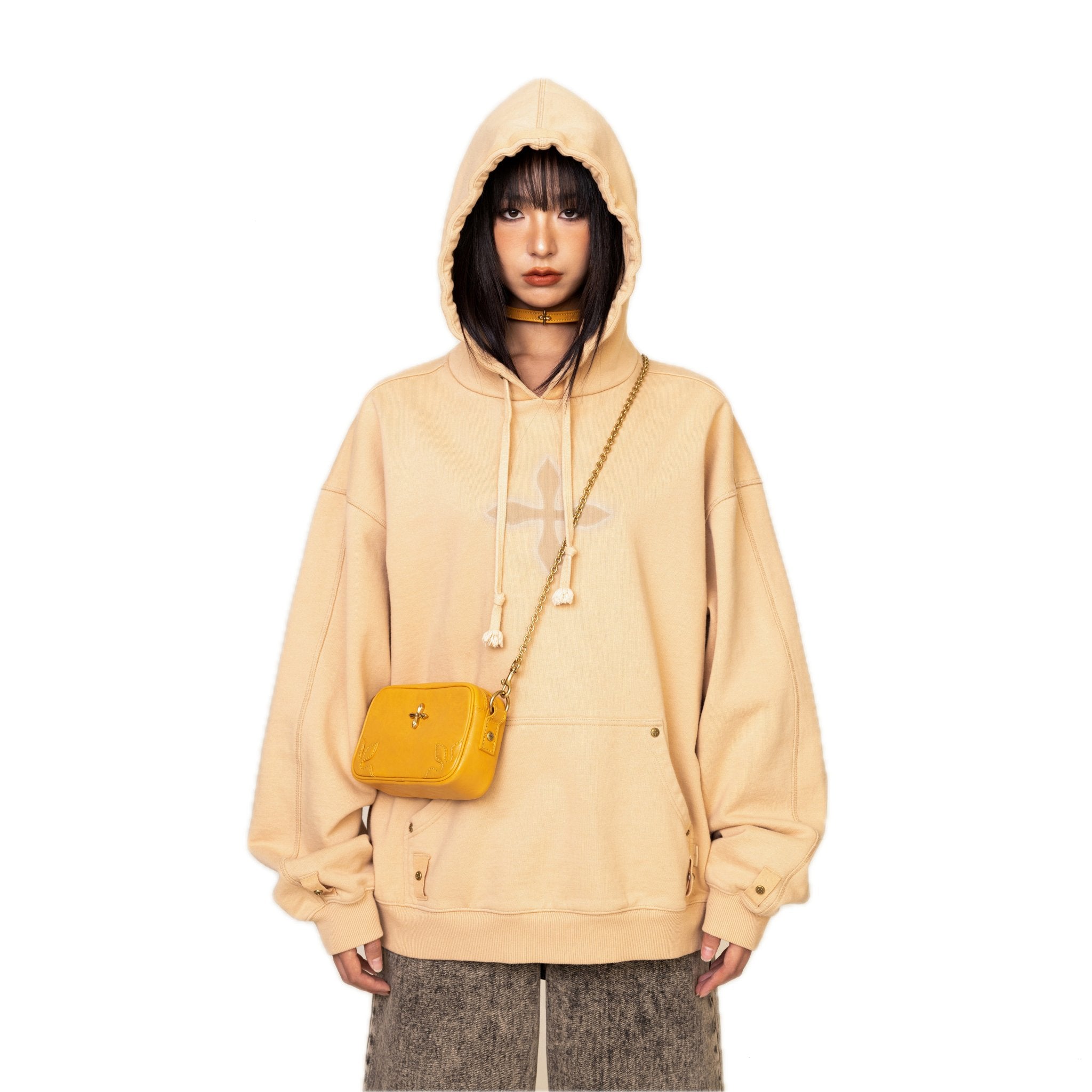 Compass Classic Cross Camping Hoodie In Wheat