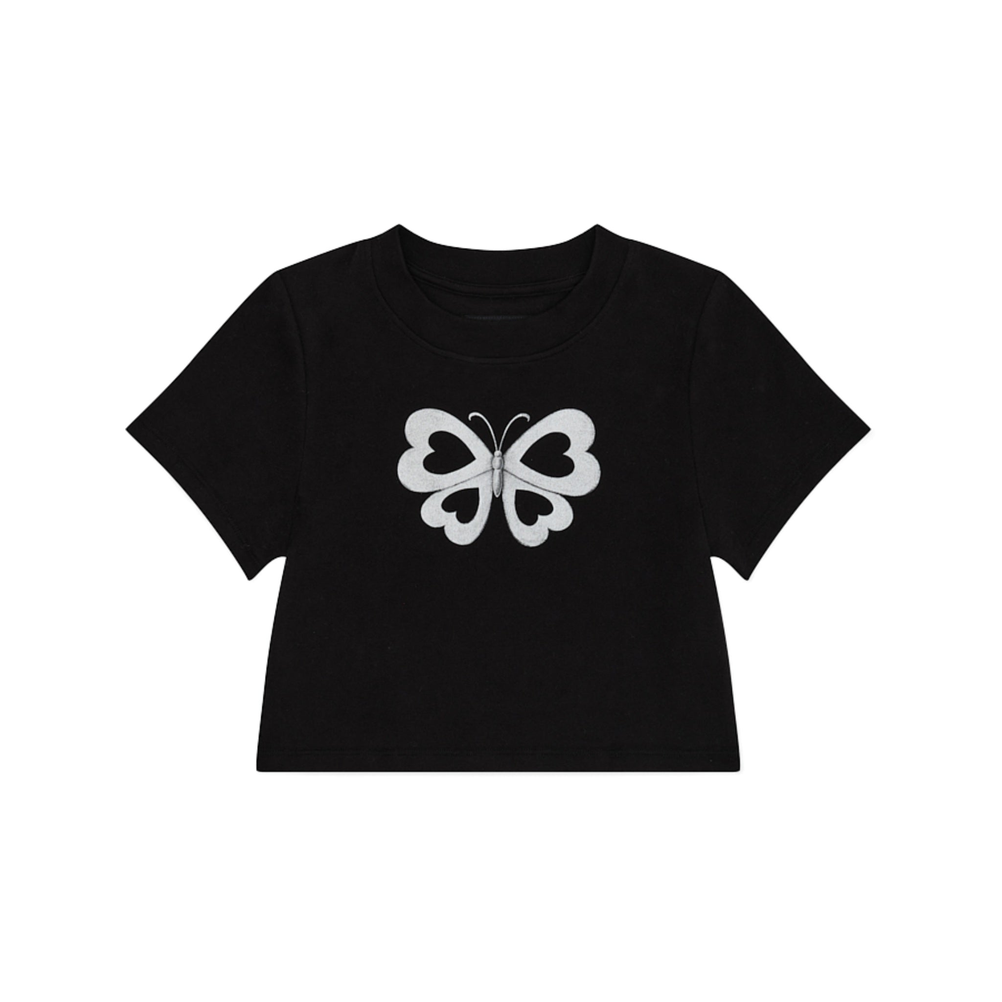 Compass Love Butterfly Short Body Tee