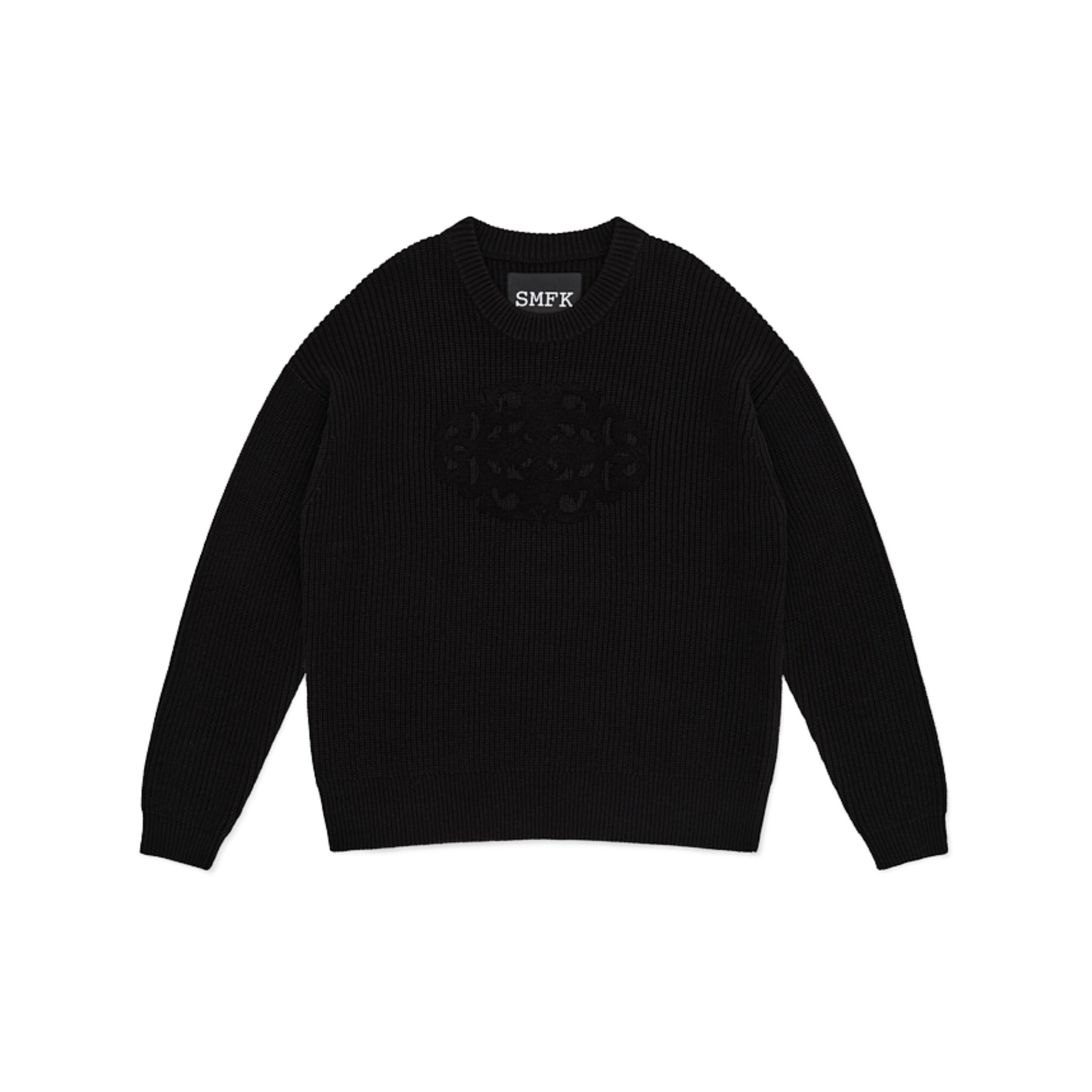 Compass Maze Knit Sweatshirt