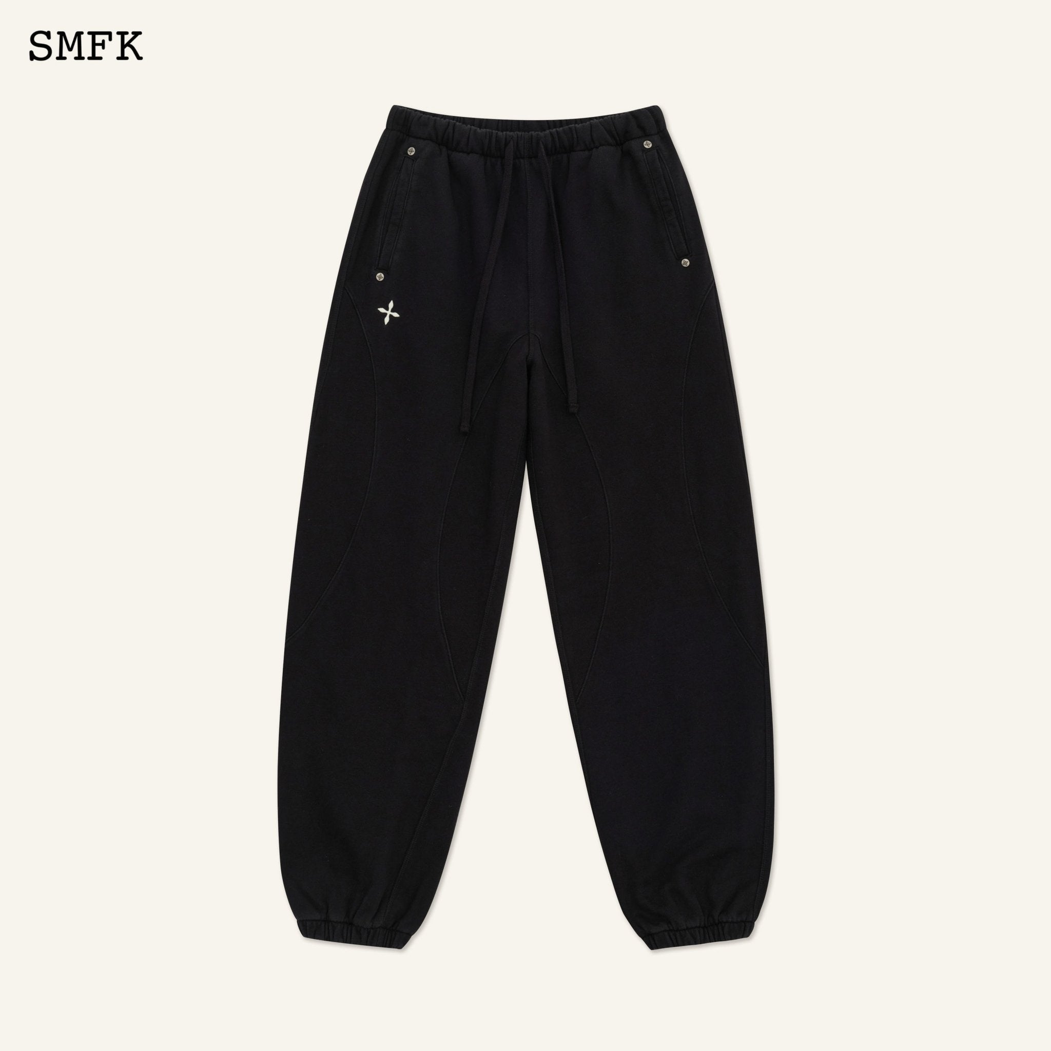 Compass Rush Jogging Sweatpants In Black