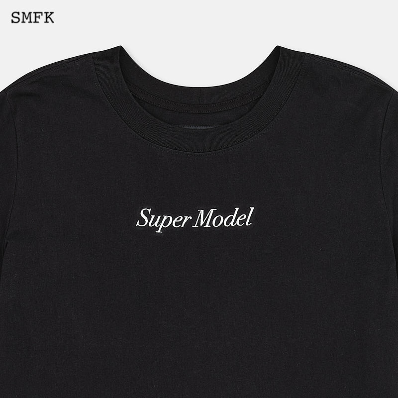 Compass Super Model Slim Tee Black