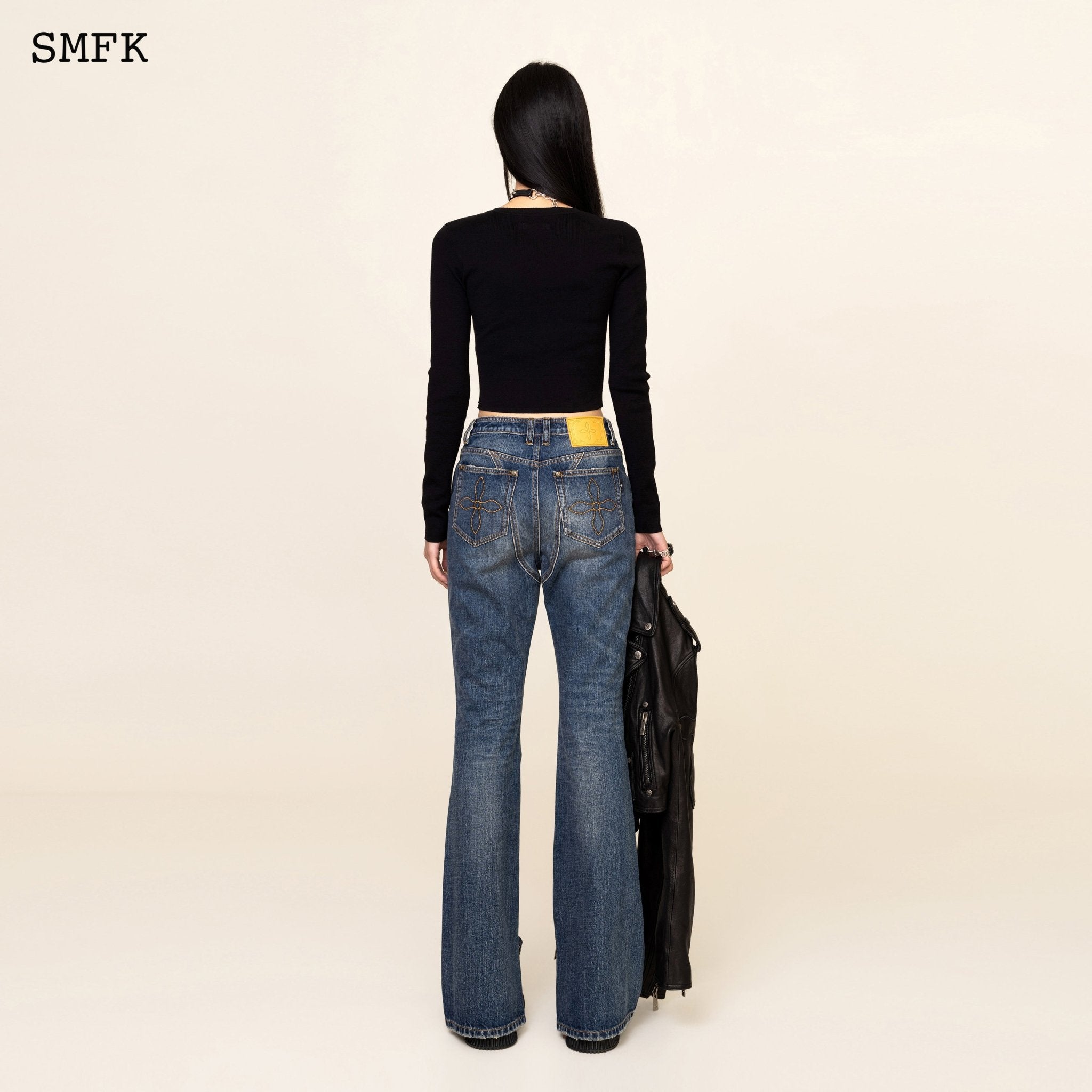 Compass Tarpan Classic Flared Jeans Retro Blue