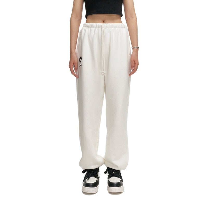 Compass White Jogging Pants