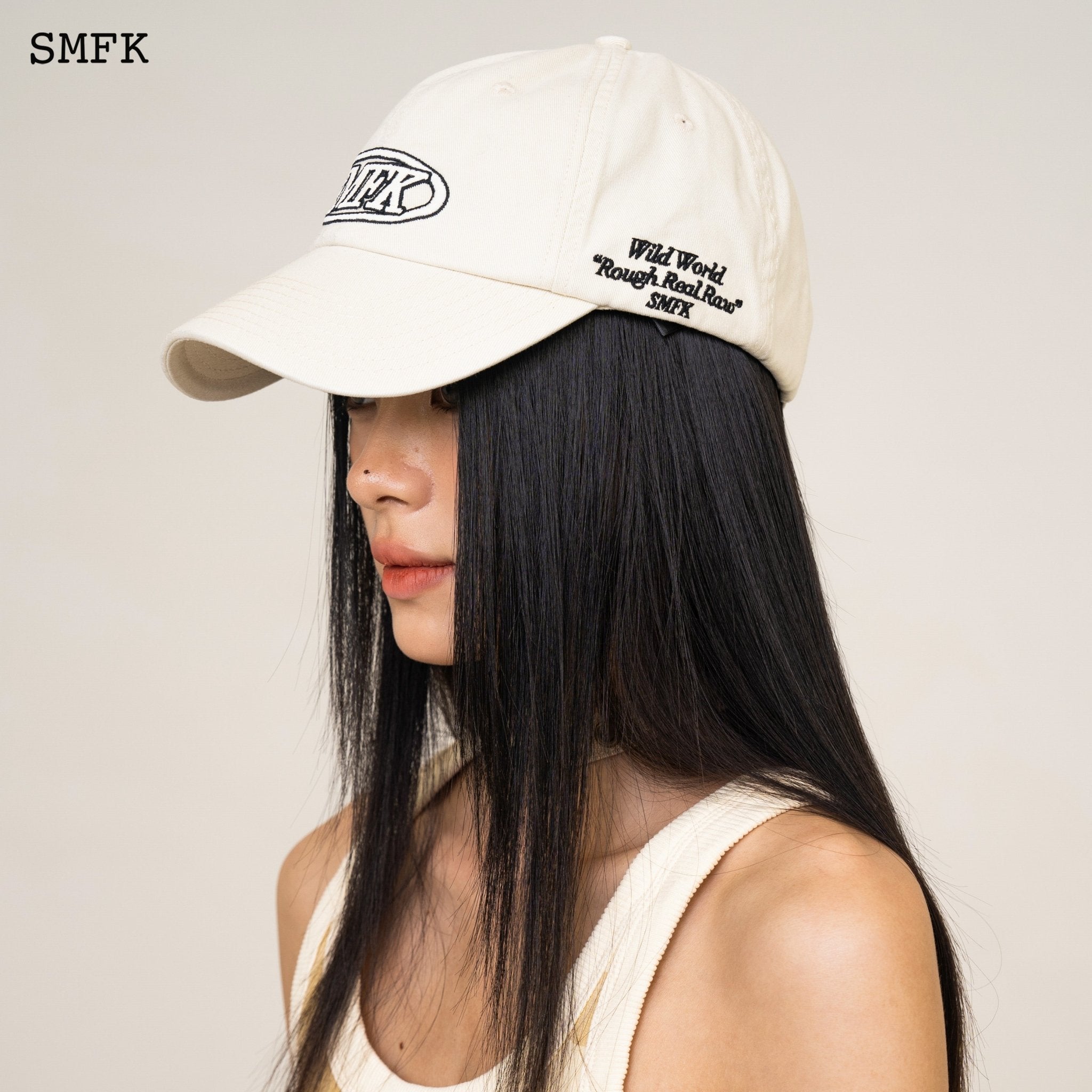 Cream Model Cap