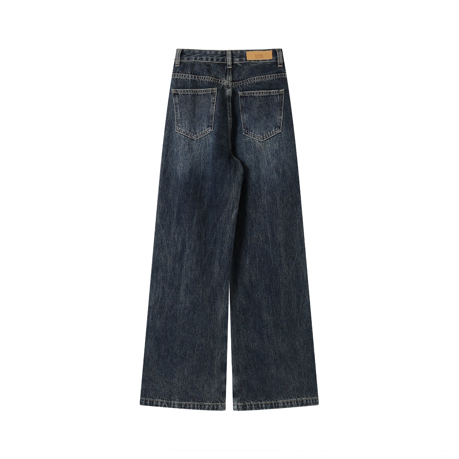 Deconstruction Waist Deco Jeans