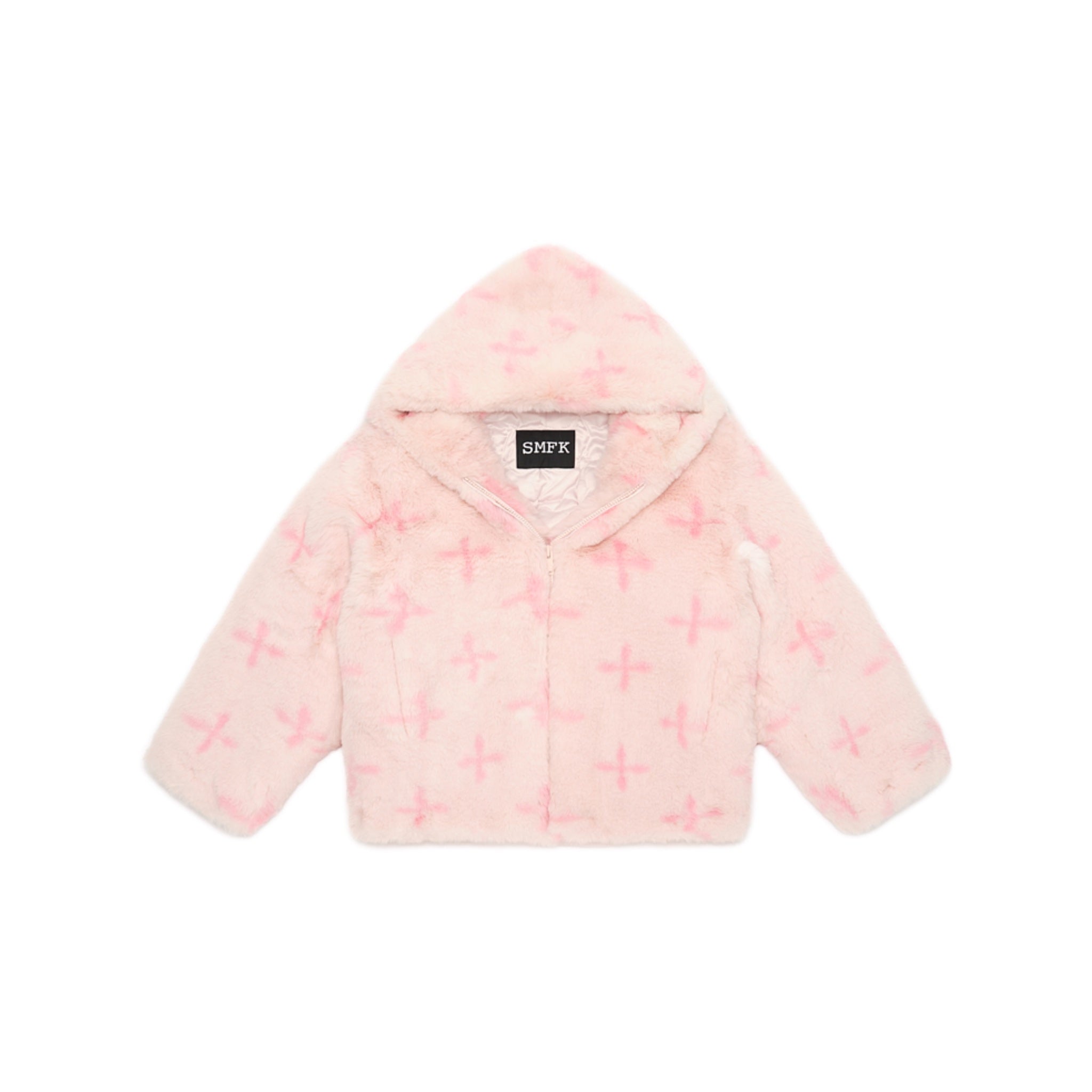 Garden Snowman Hoodie Pink