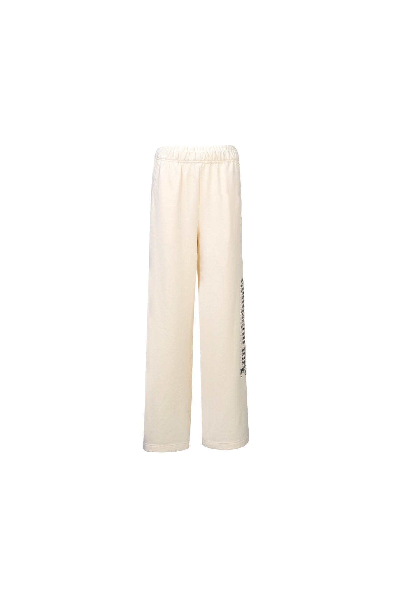 Gothic Crystal Long Pants White