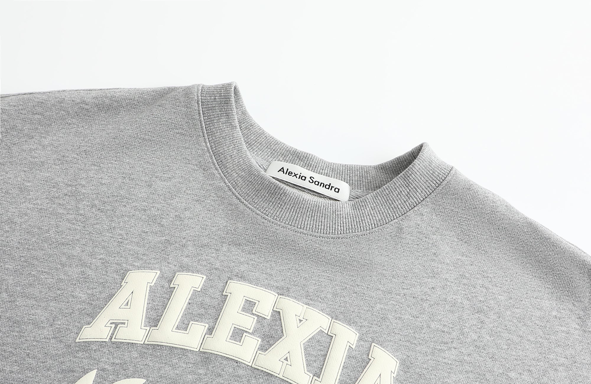 Grey ALEXIA Strawberry Sweatshirt