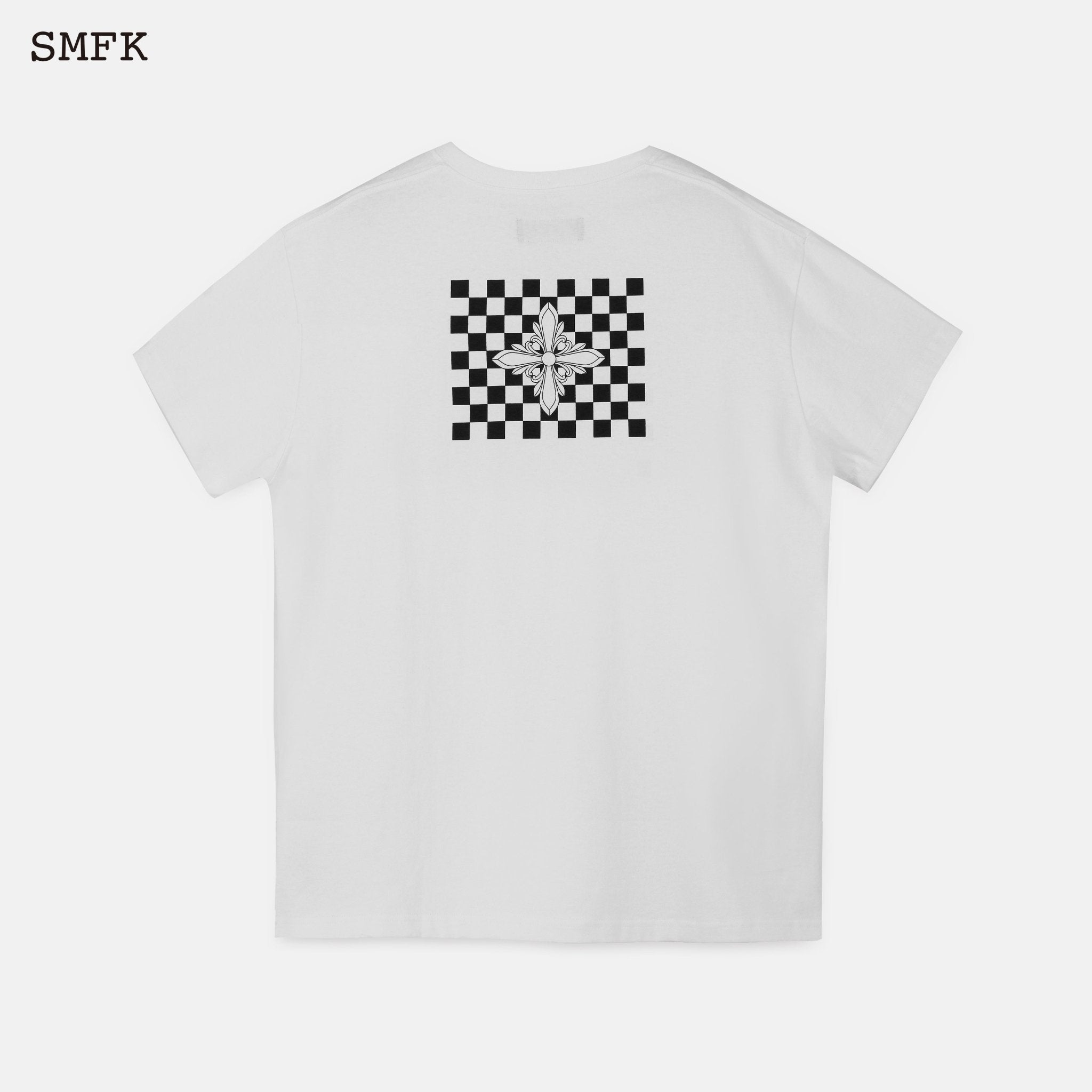 Grid Black And White Tee