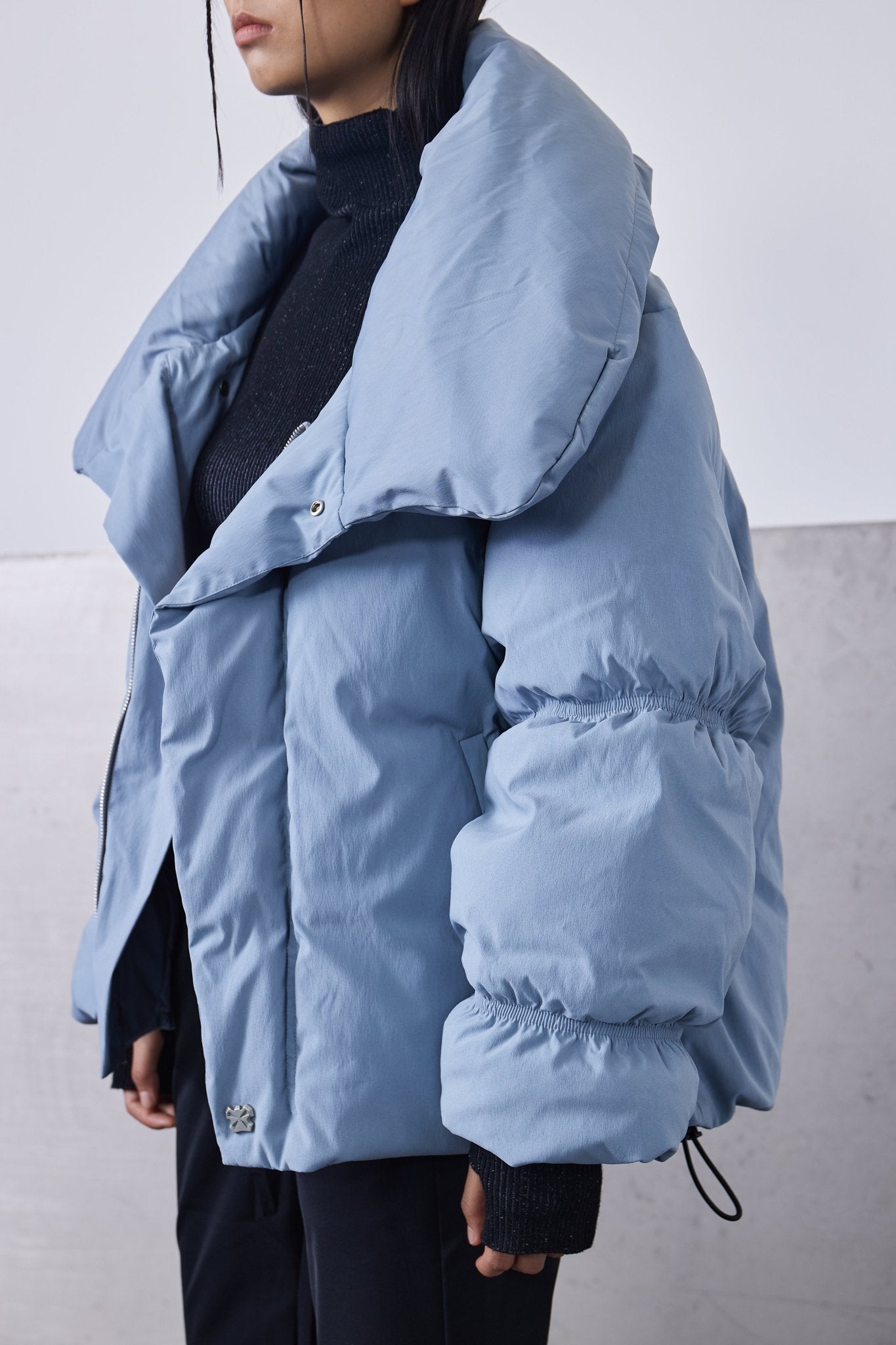 Inclined Placket Down Jacket