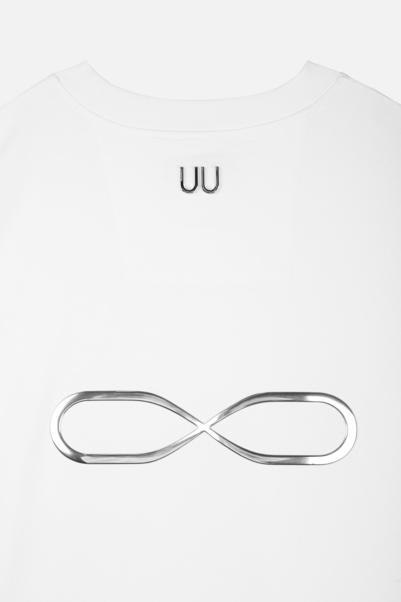 Infinity Silver 3D-Printing Logo Long Shirt White