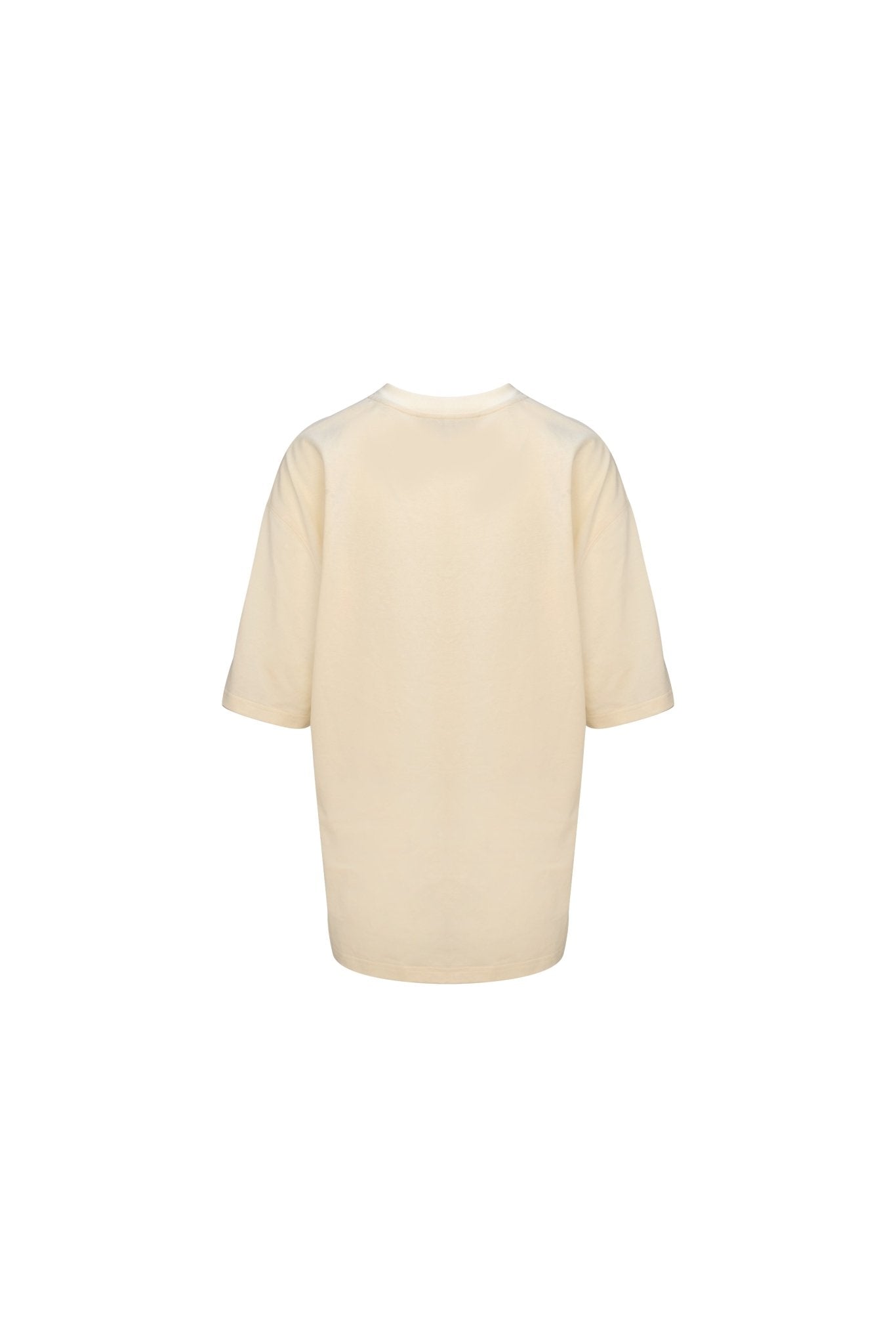 Jelly Letter T-shirt Beige