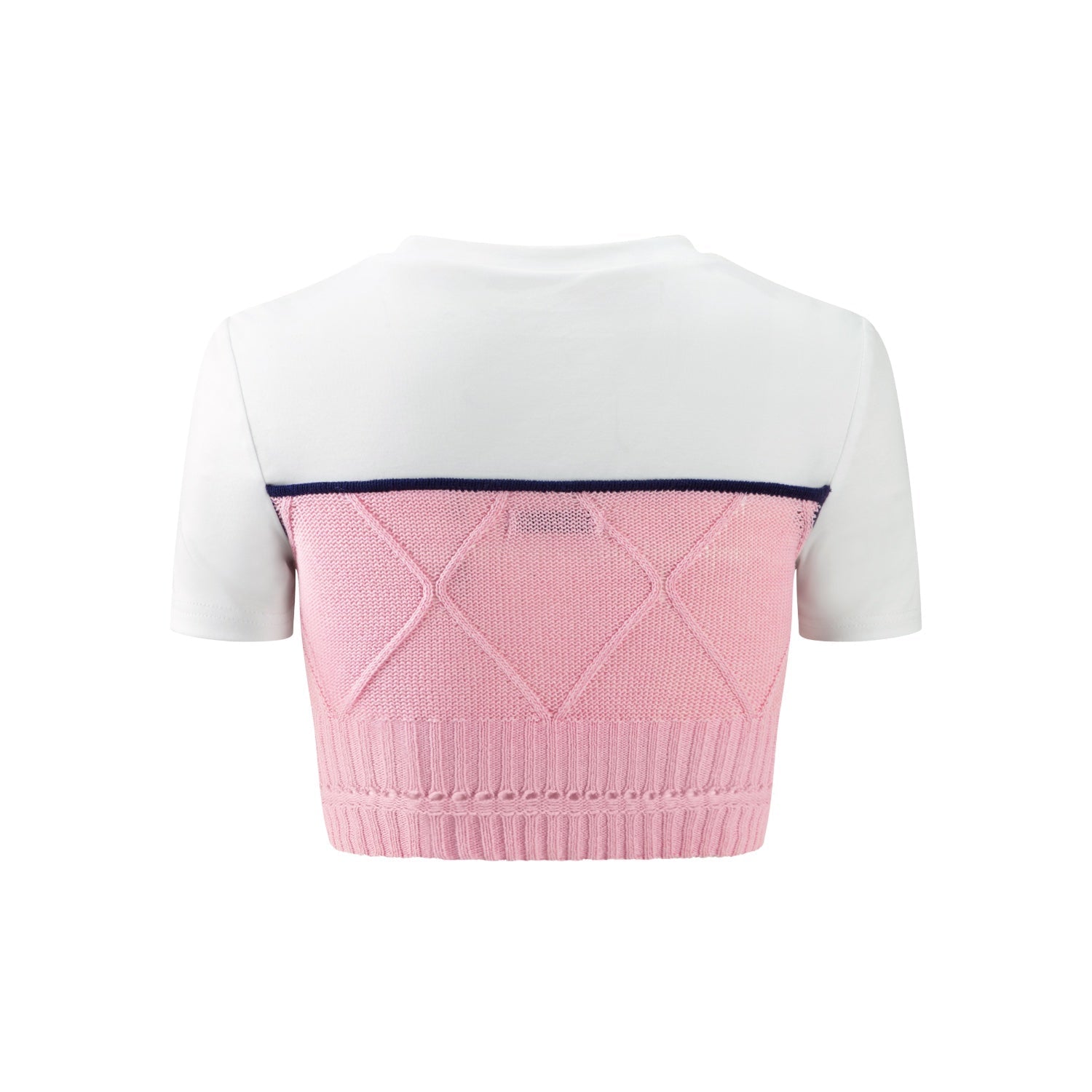 Knitwear in Pink And White