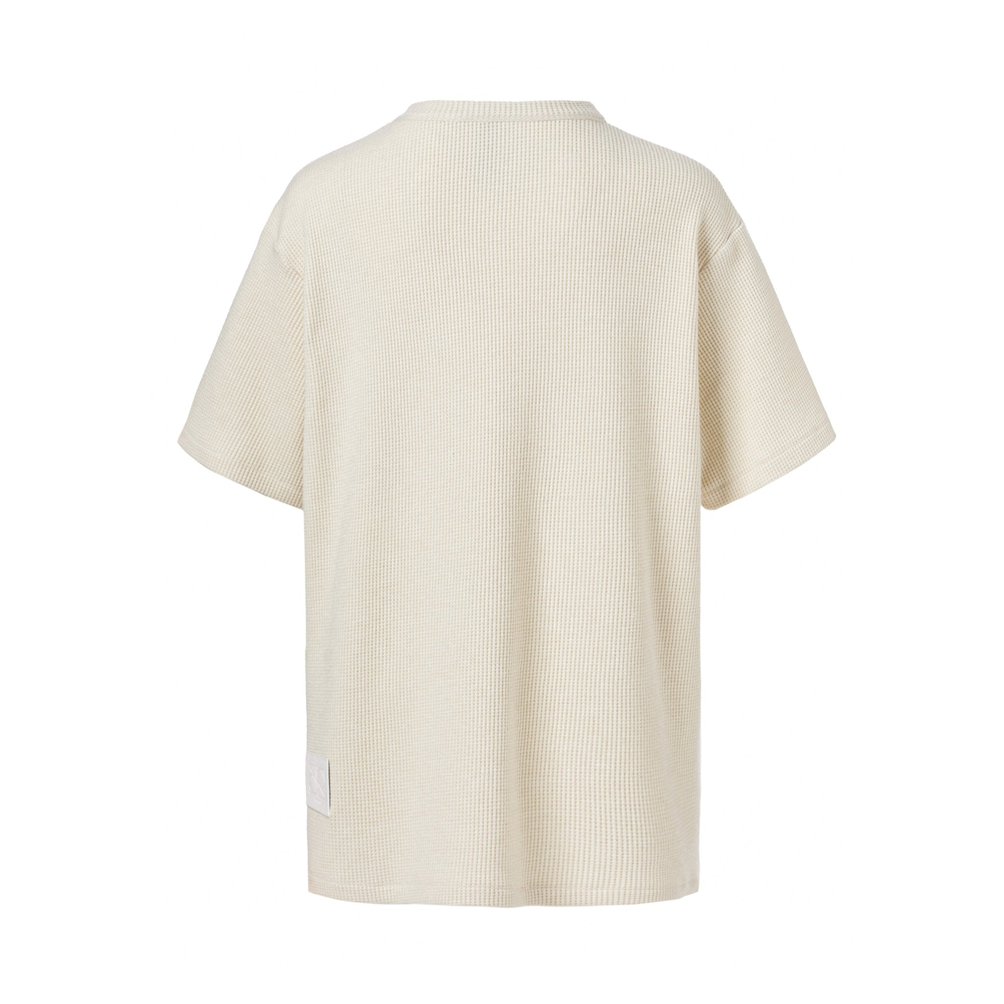 Beige Waffle T-Shirt