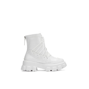 white martin boots