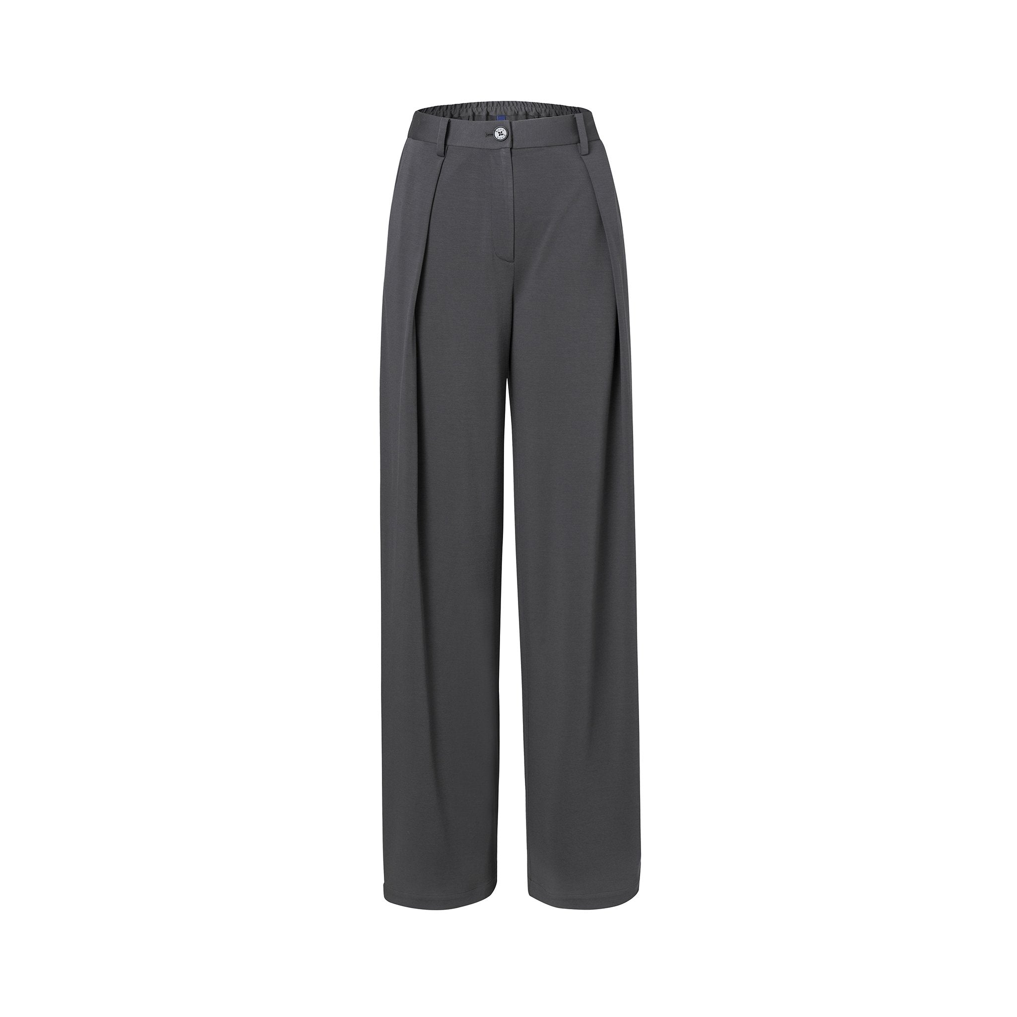 Black Wide-Legged Trousers