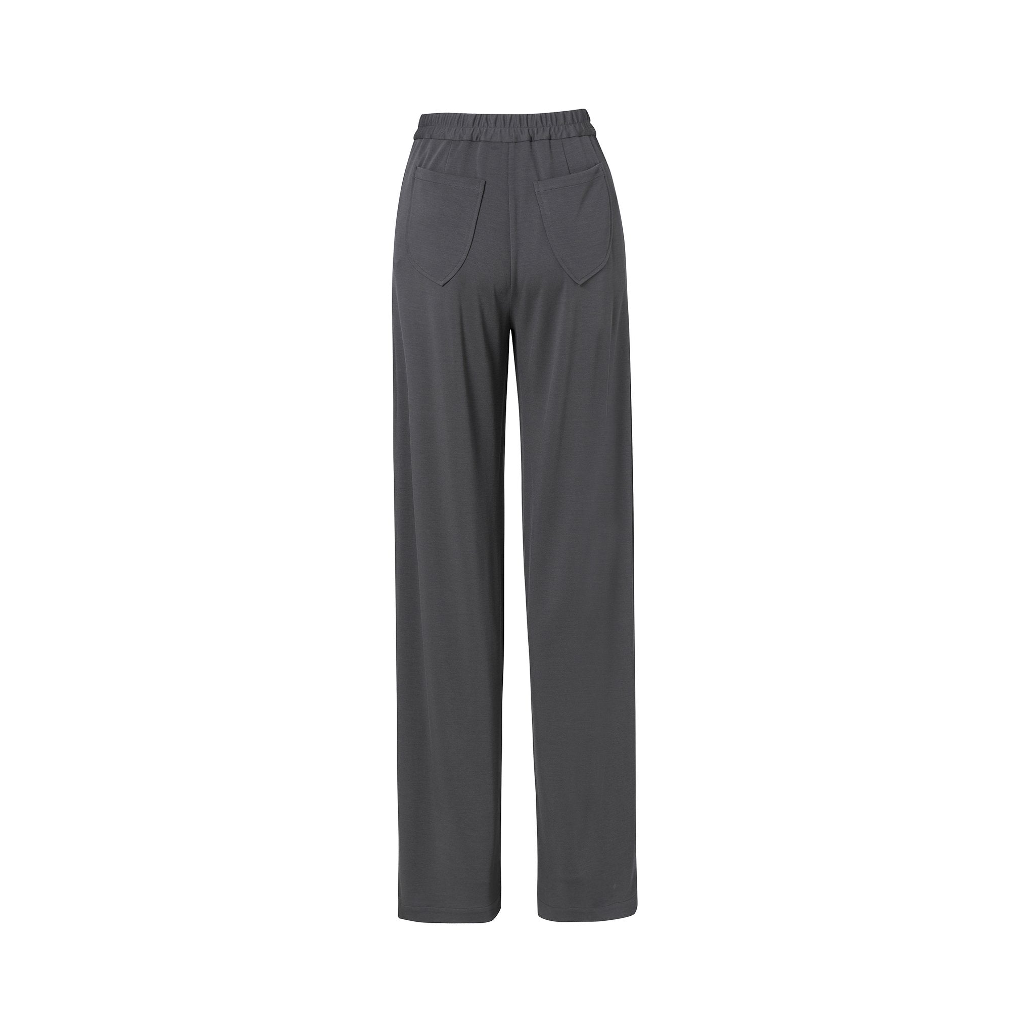 Black Wide-Legged Trousers