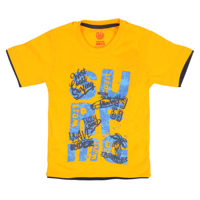 Boys T-Shirt Wave Rider - Citrus
