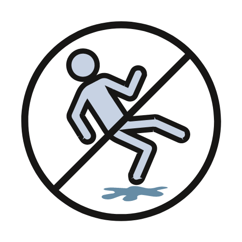 Anti slip logo