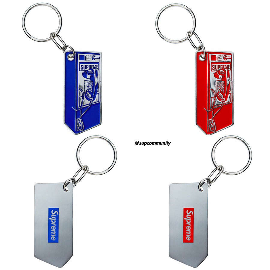 supreme payphone keychain